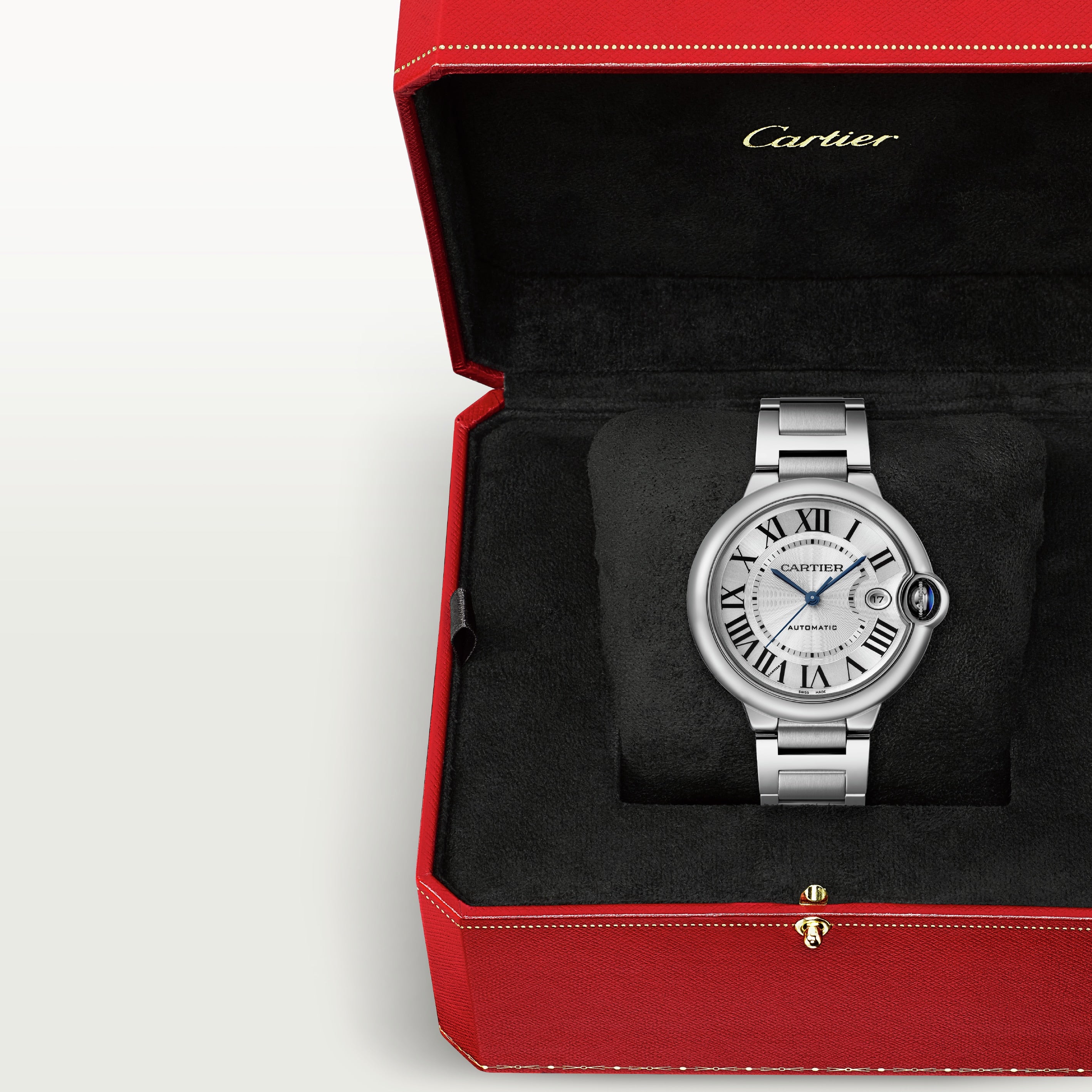Watch in steel Ballon de Cartier Cartier