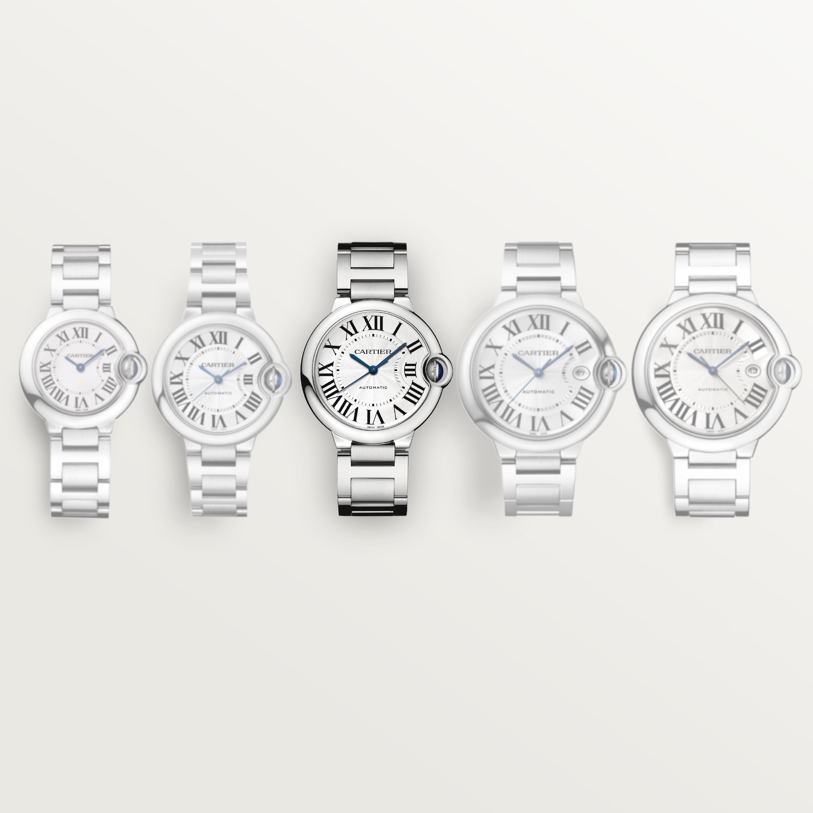 Watch in steel Ballon de Cartier Cartier