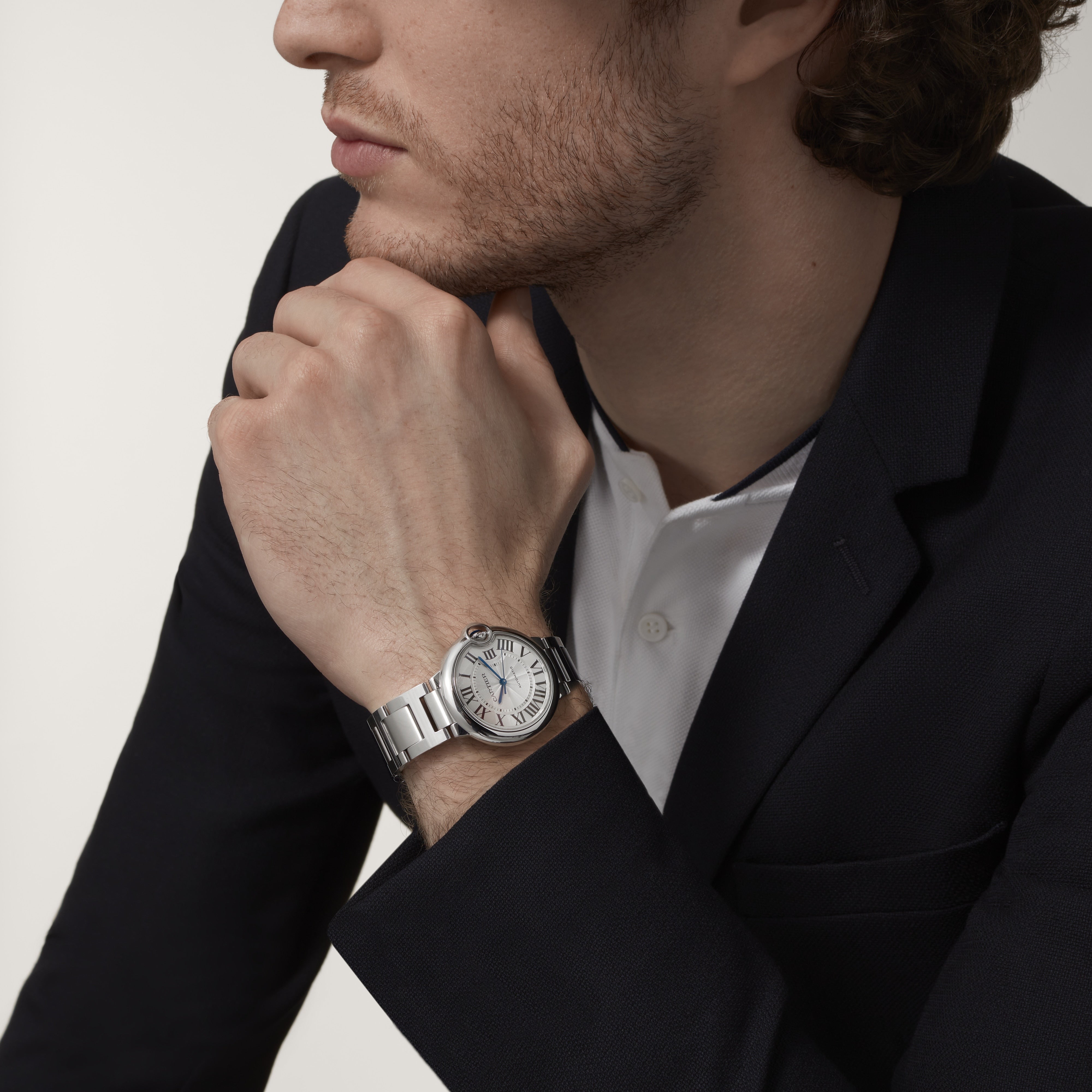 Watch in steel Ballon de Cartier Cartier