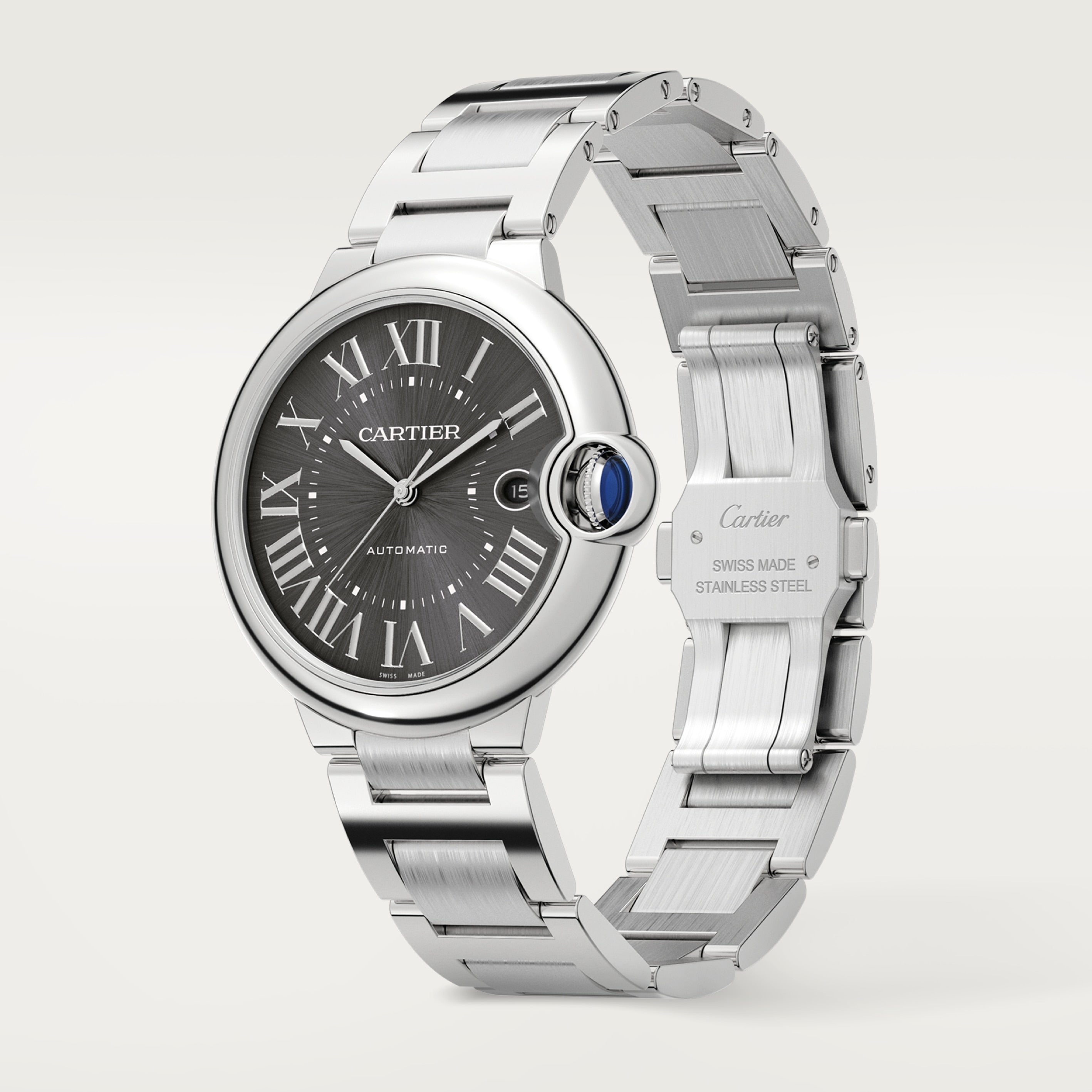 Watch in steel Ballon de Cartier Cartier
