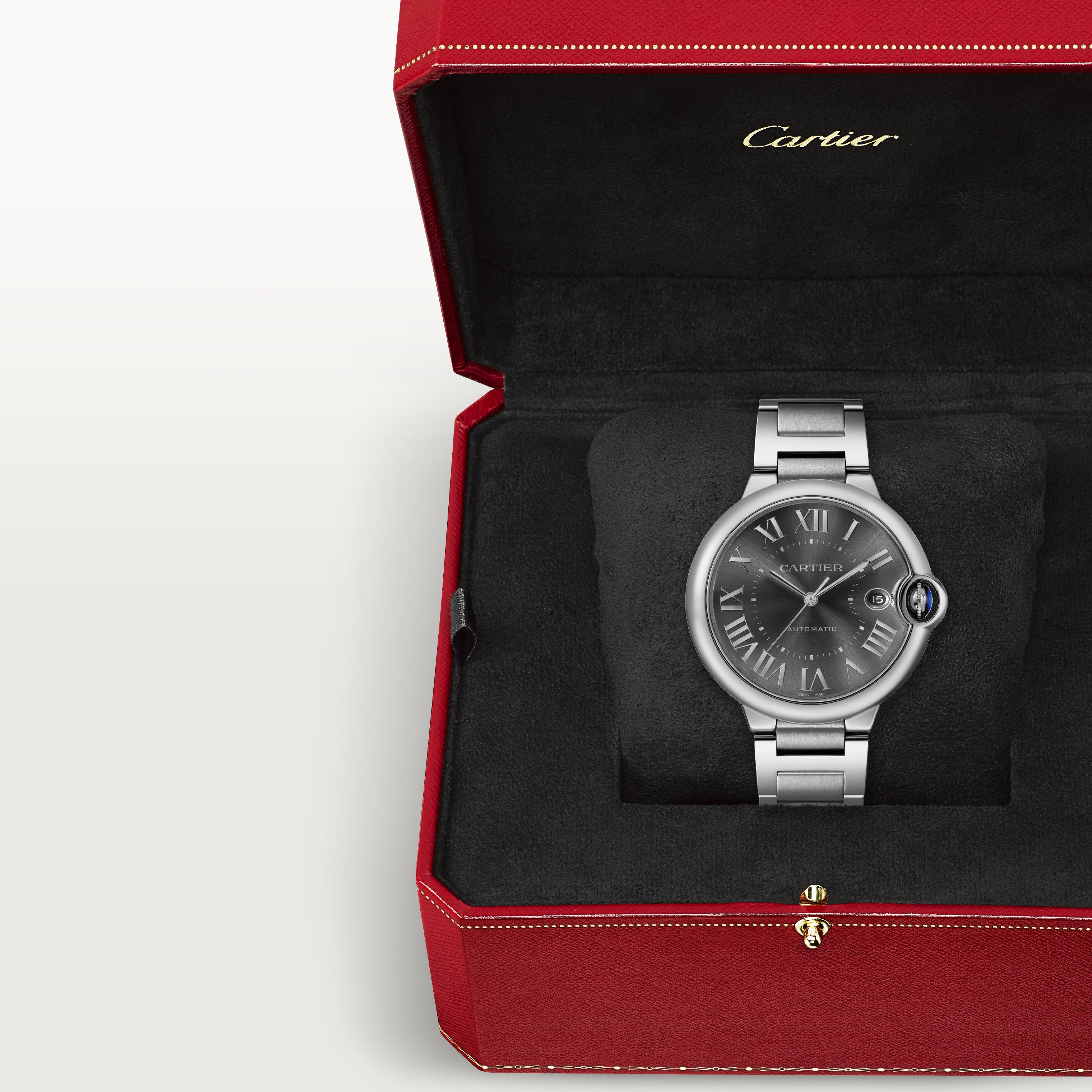 Watch in steel Ballon de Cartier Cartier