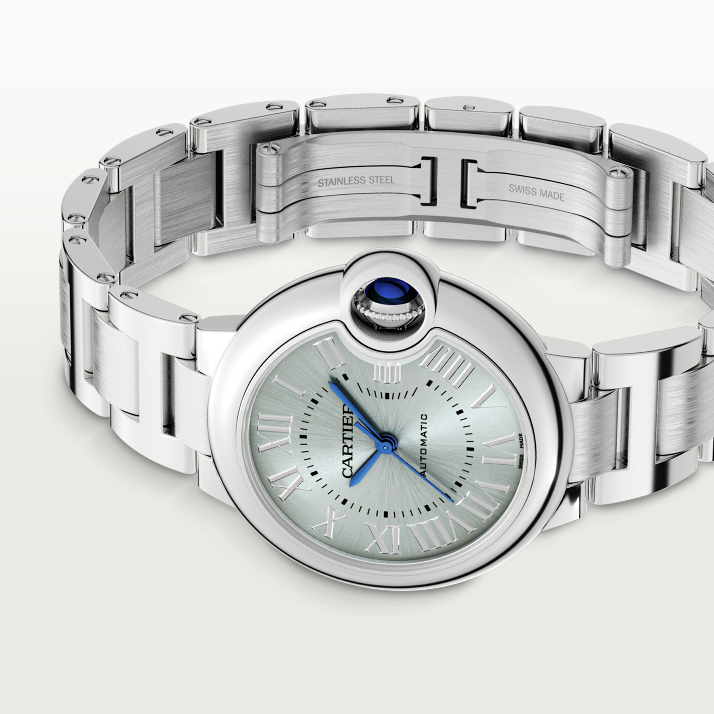 Watch in steel Ballon de Cartier Cartier