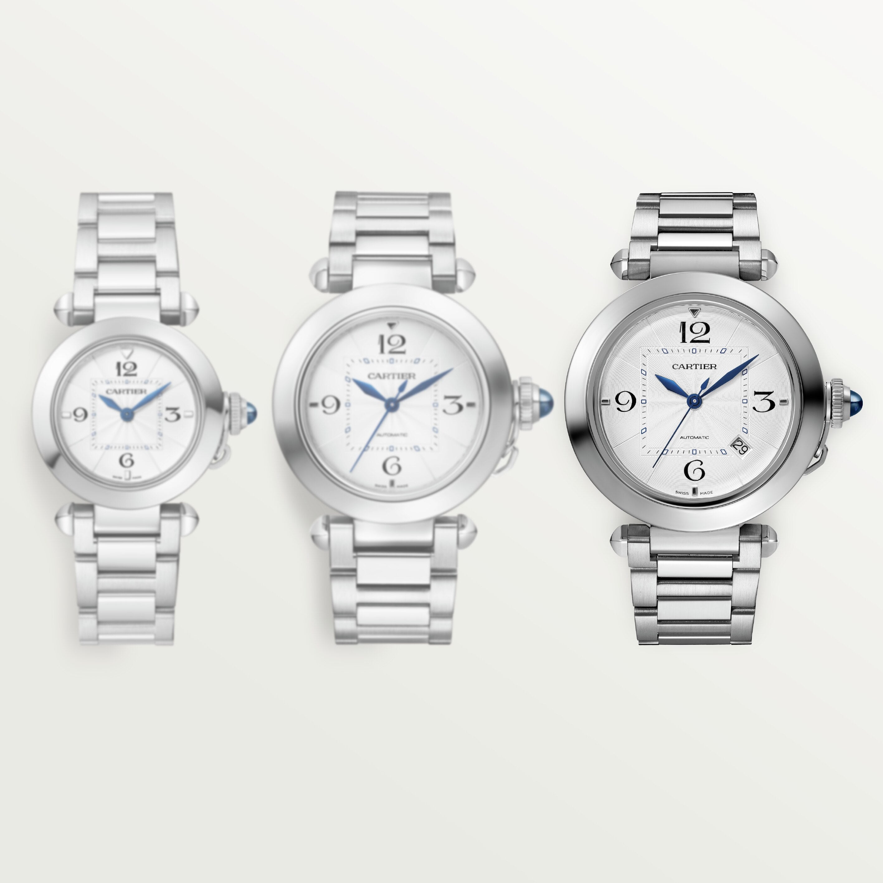 Orologio in acciaio Pasha de Cartier Cartier