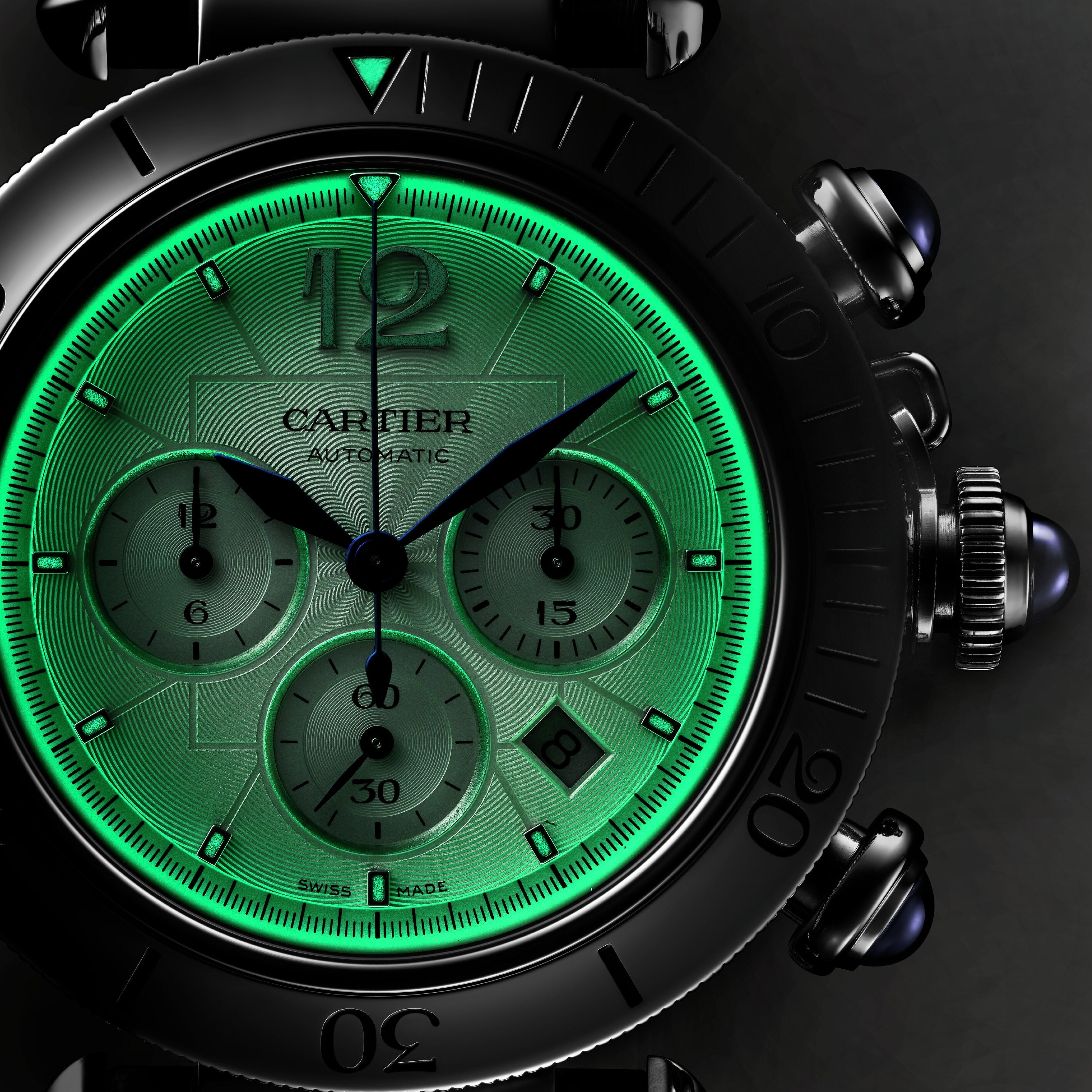 Orologio in acciaio Pasha de Cartier Cartier