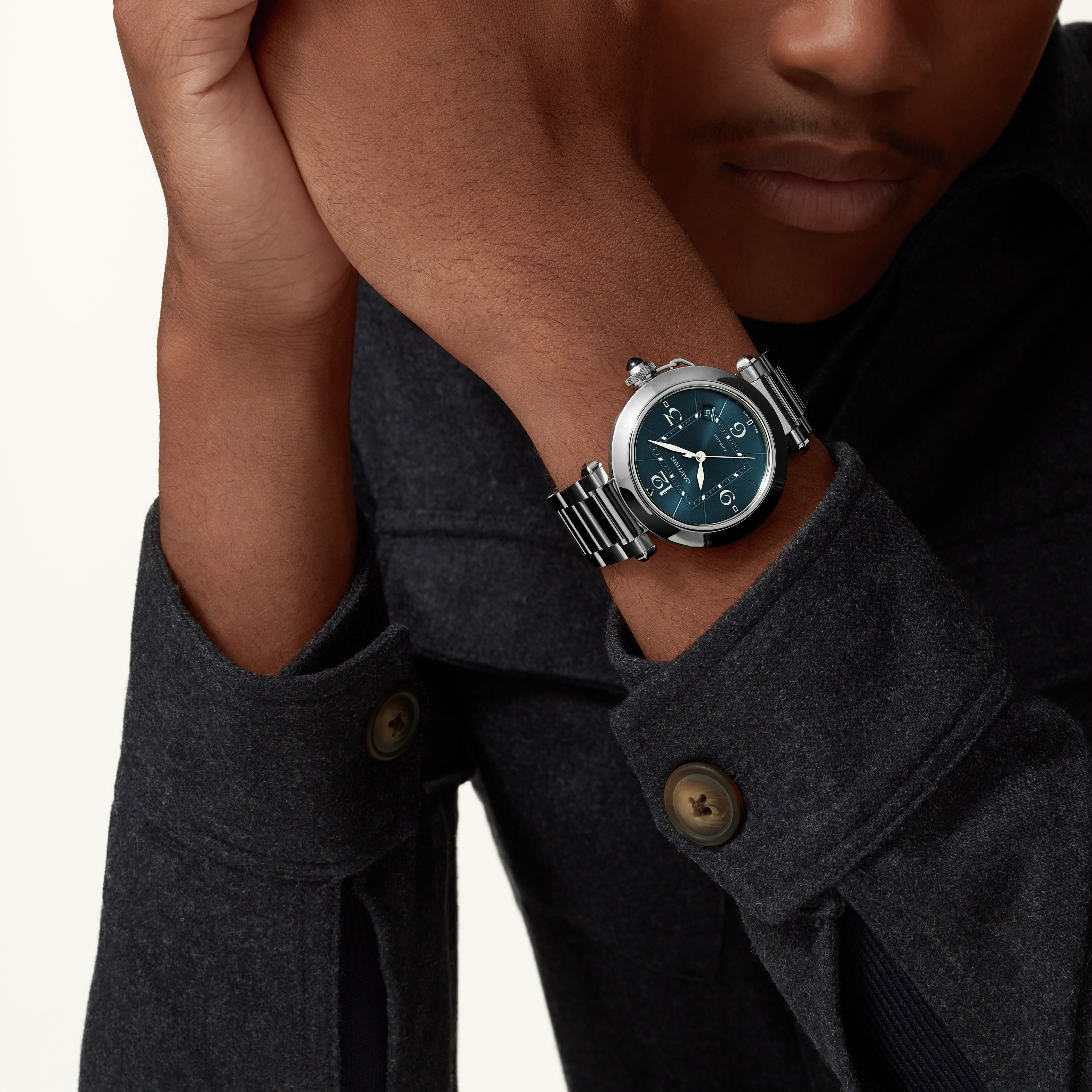 Orologio in acciaio Pasha de Cartier Cartier