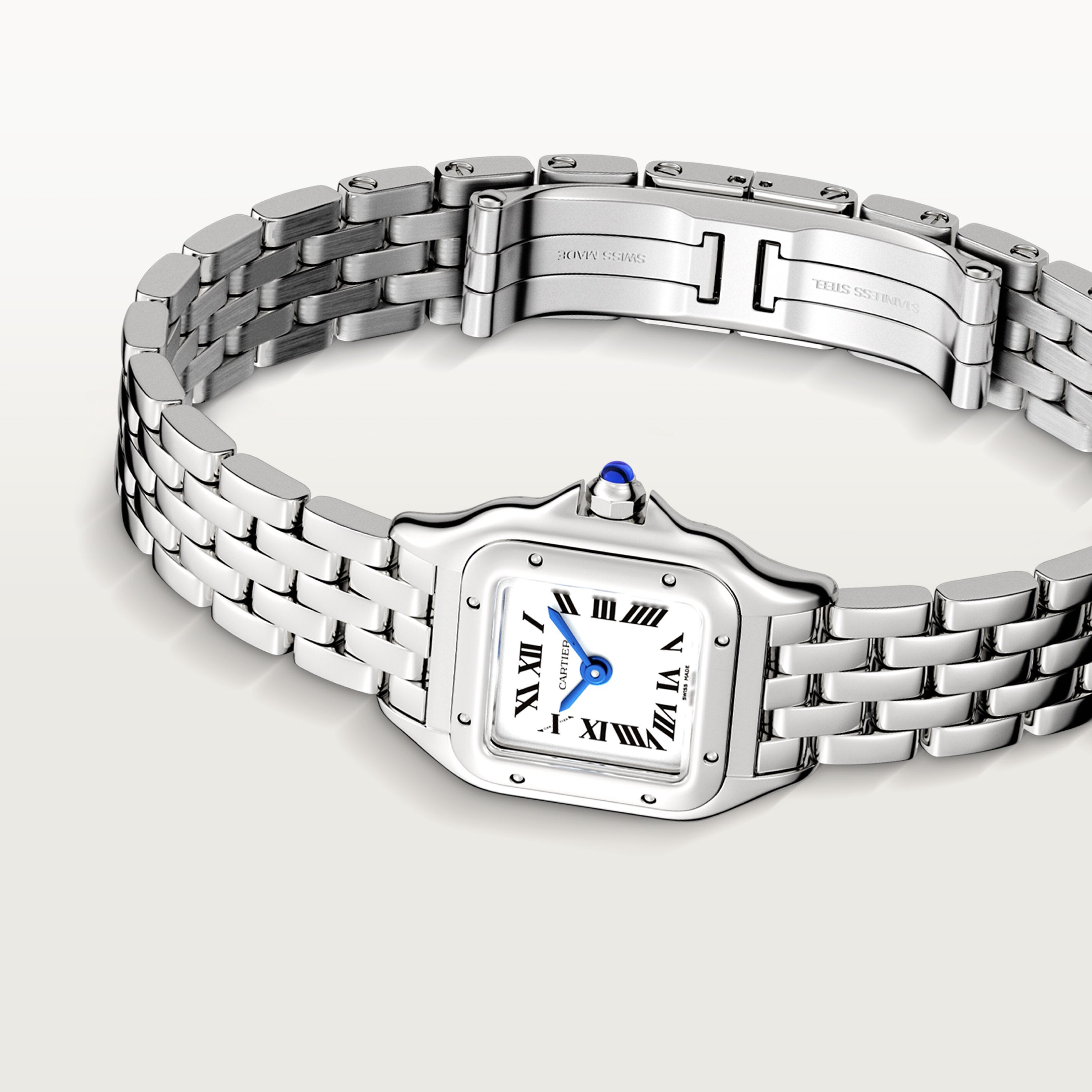 Watch in steel Panthère de Cartier Cartier