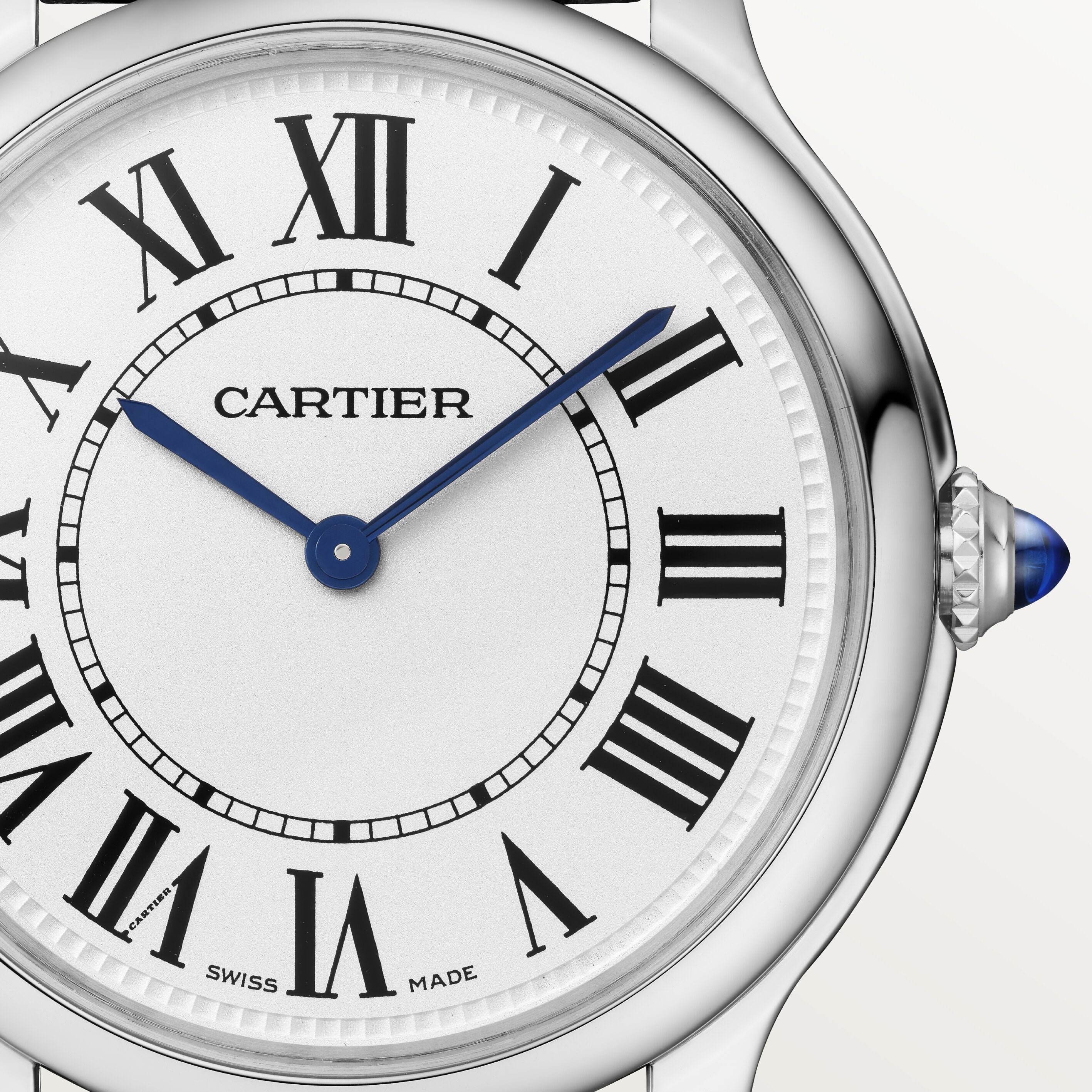 Watch in steel Ronde Must de Cartier Cartier