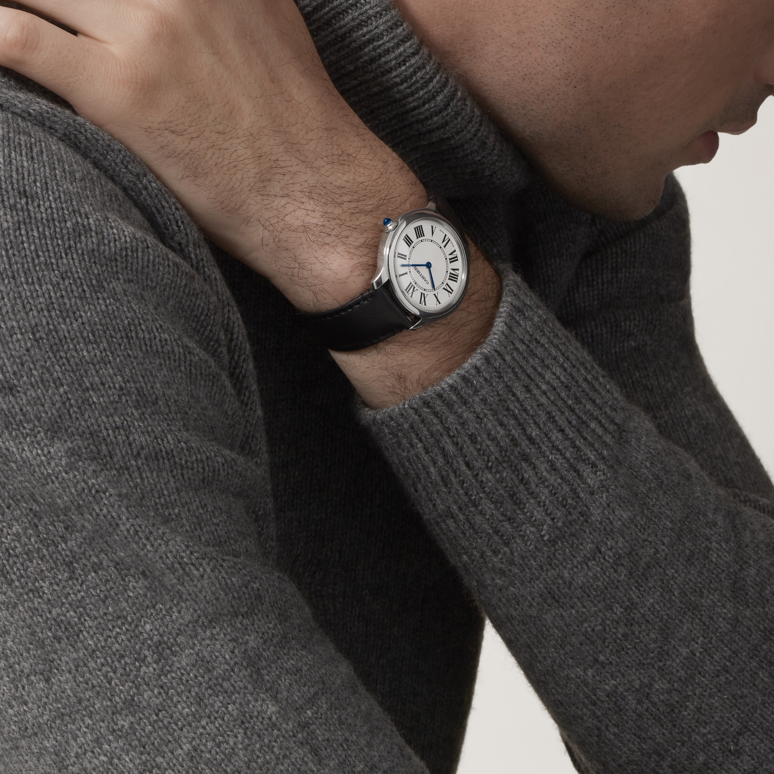 Orologio in acciaio Ronde Must de Cartier Cartier