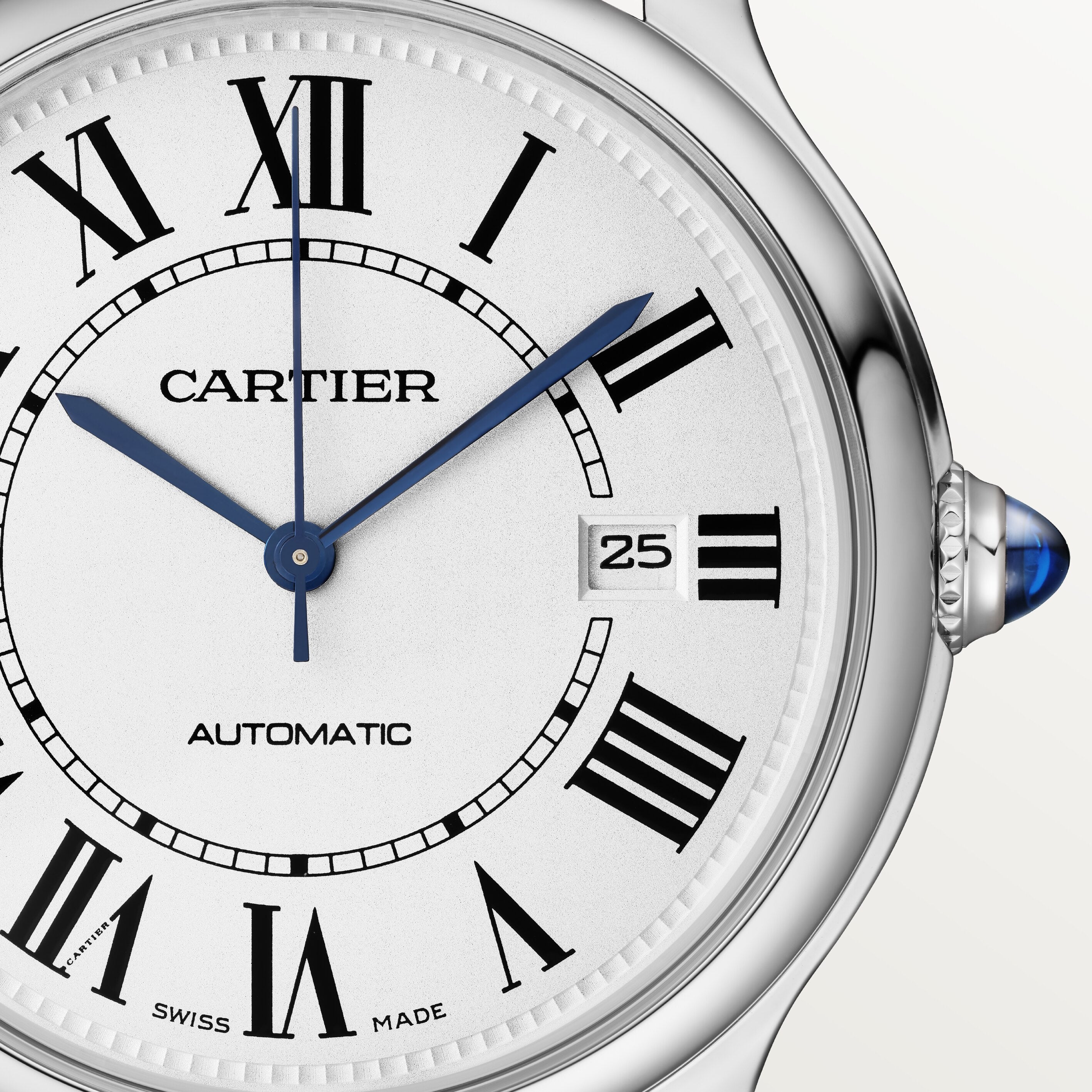 Watch in steel Ronde Must de Cartier Cartier