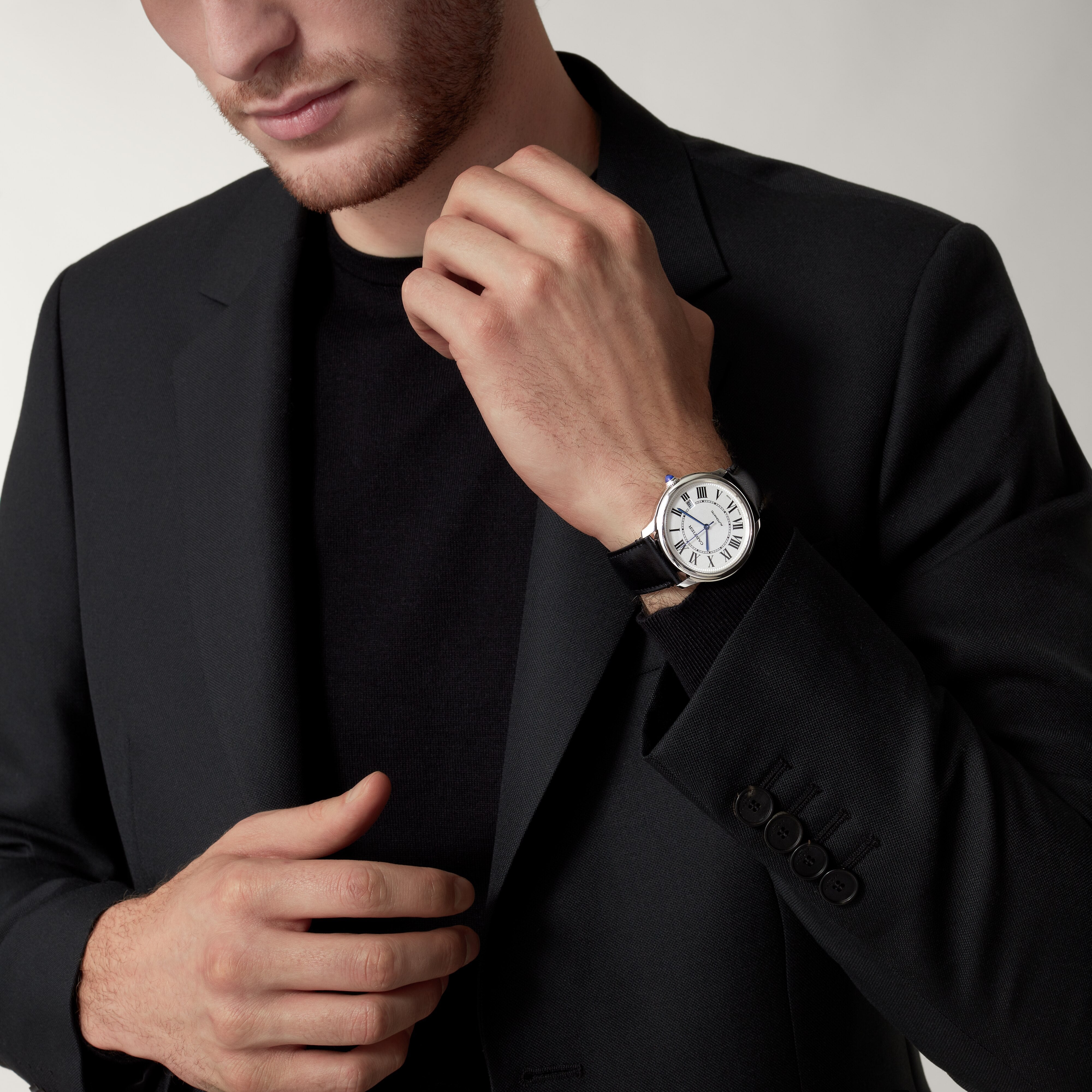 Watch in steel Ronde Must de Cartier Cartier