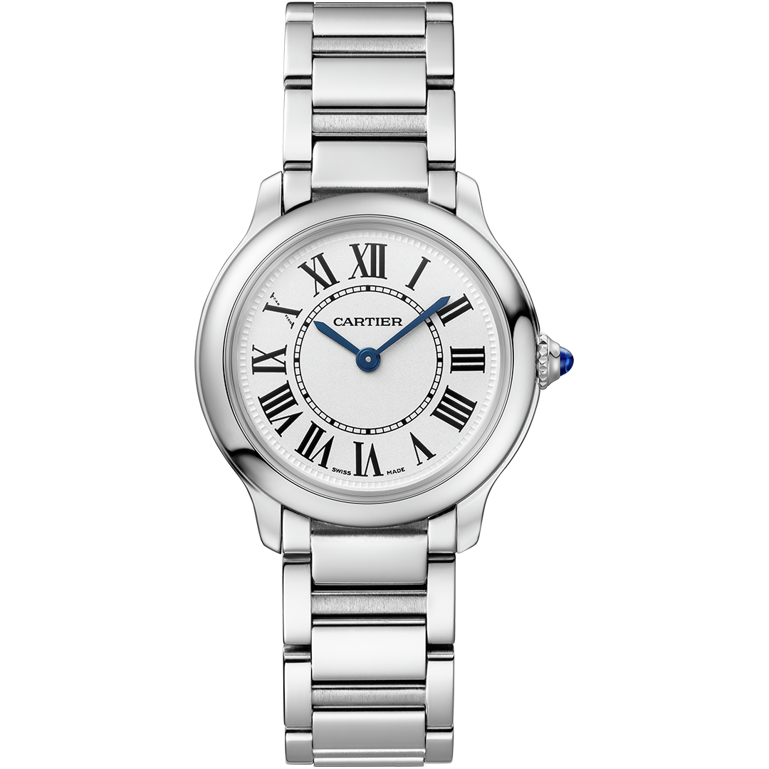 Watch in steel Ronde Must de Cartier Cartier
