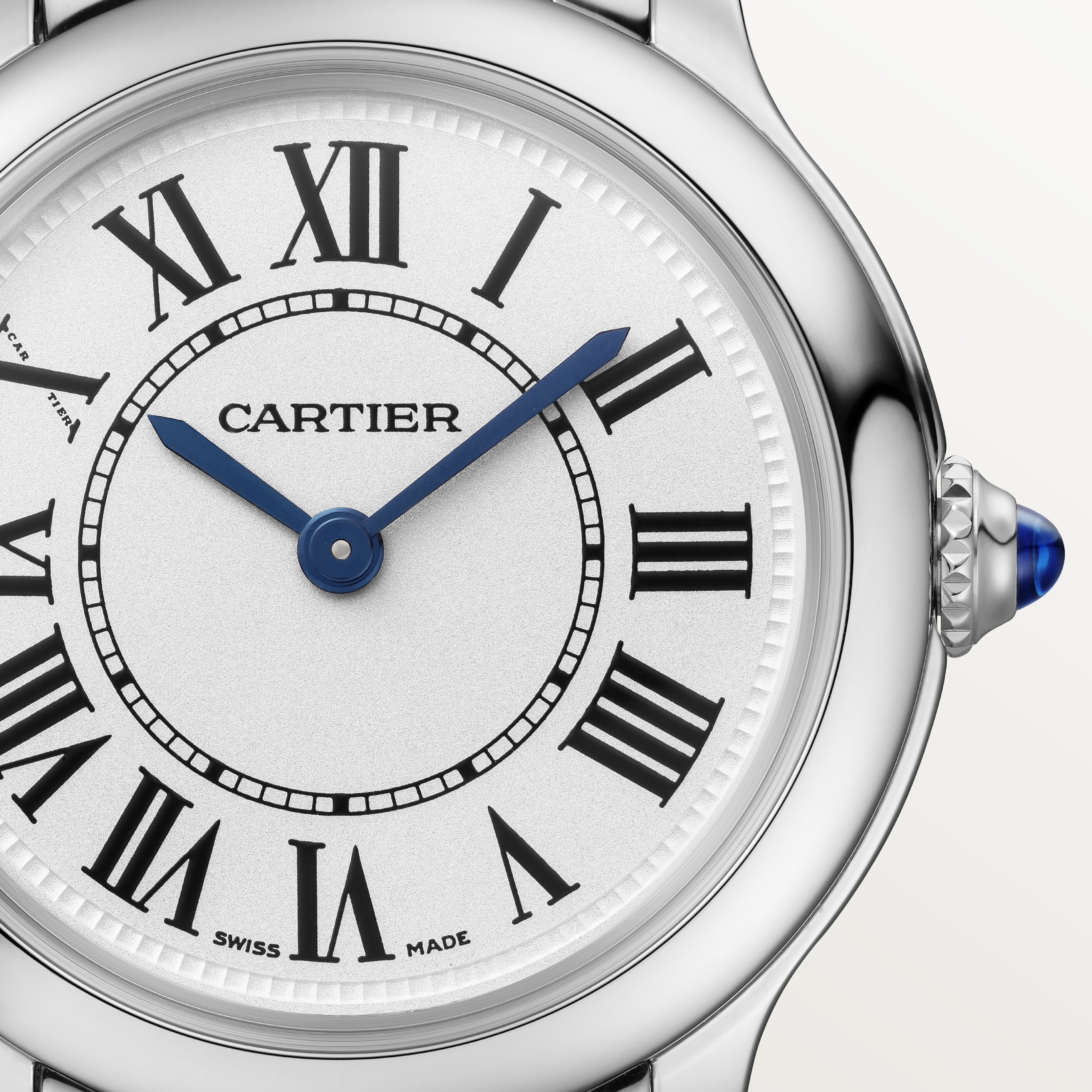 Watch in steel Ronde Must de Cartier Cartier