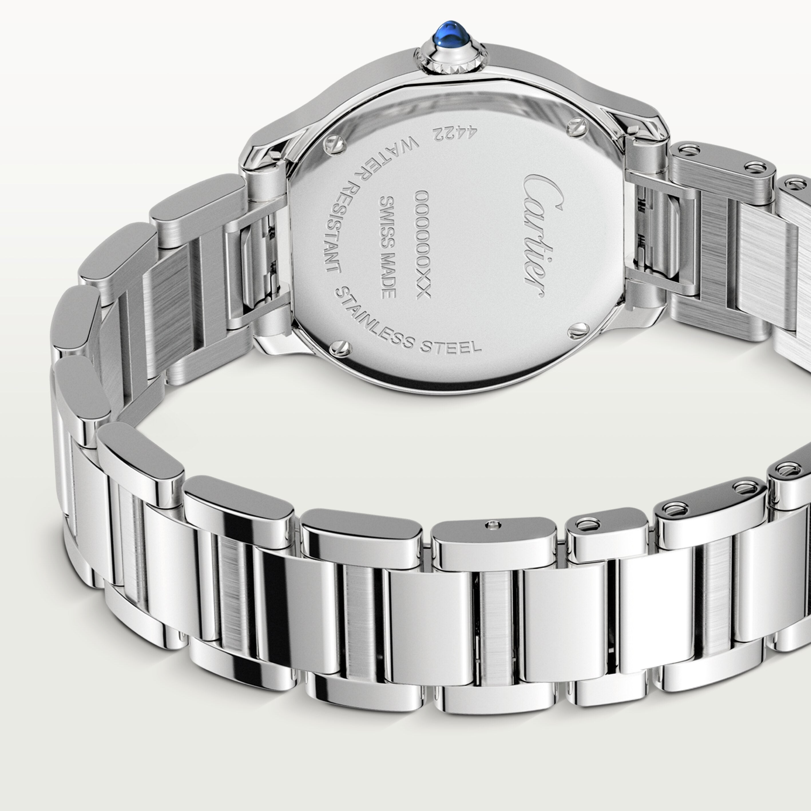 Watch in steel Ronde Must de Cartier Cartier