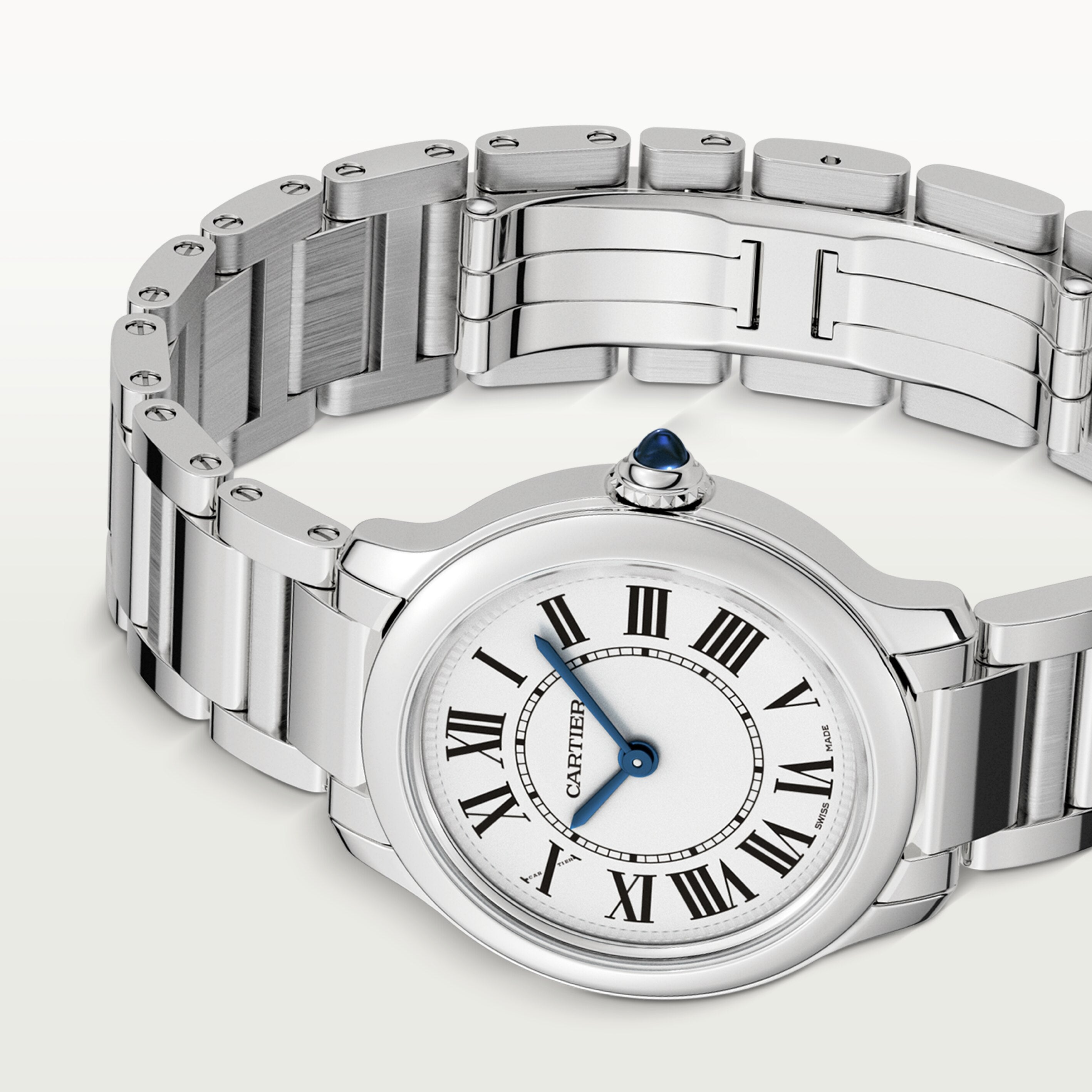 Watch in steel Ronde Must de Cartier Cartier