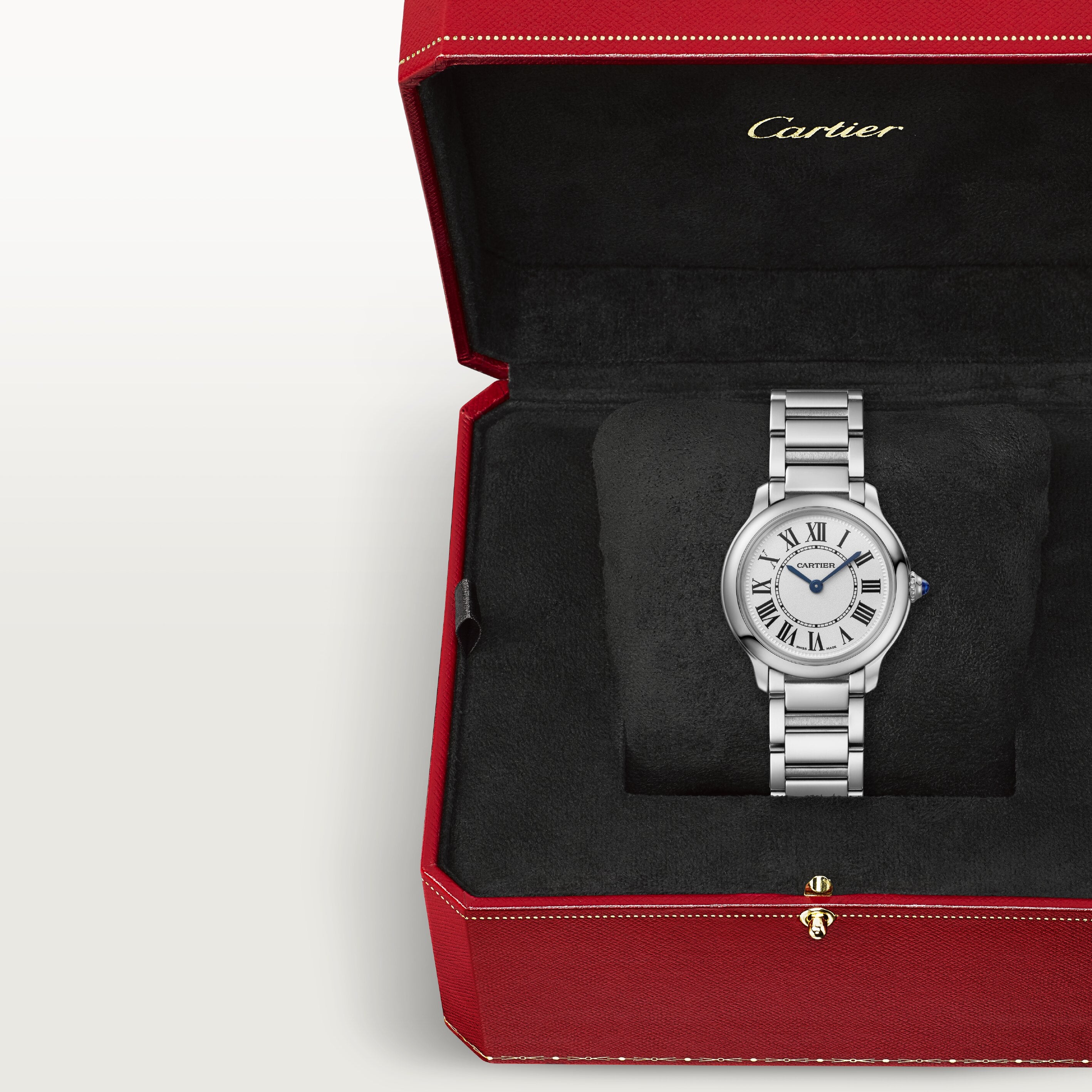 Watch in steel Ronde Must de Cartier Cartier