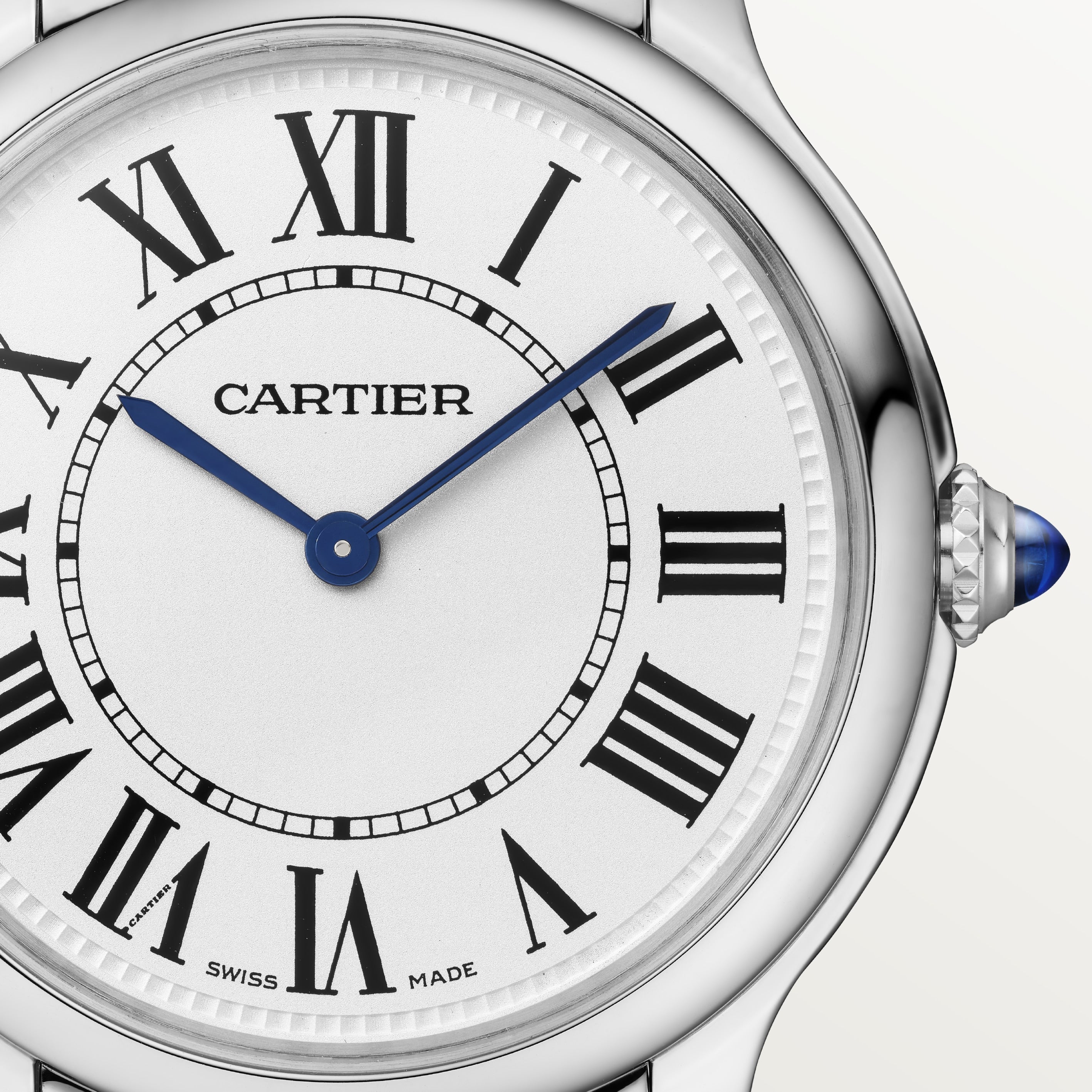 Watch in steel Ronde Must de Cartier Cartier