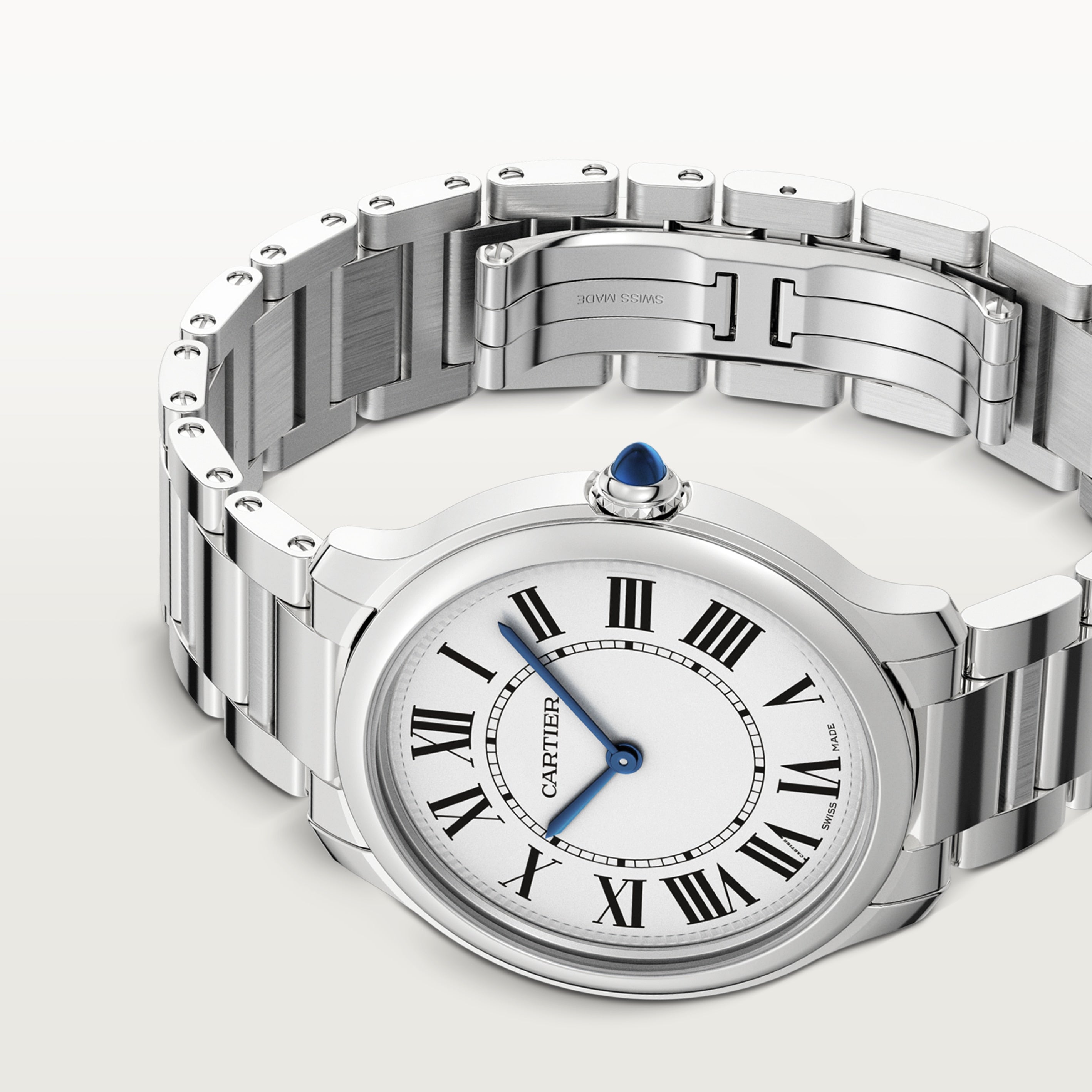 Watch in steel Ronde Must de Cartier Cartier
