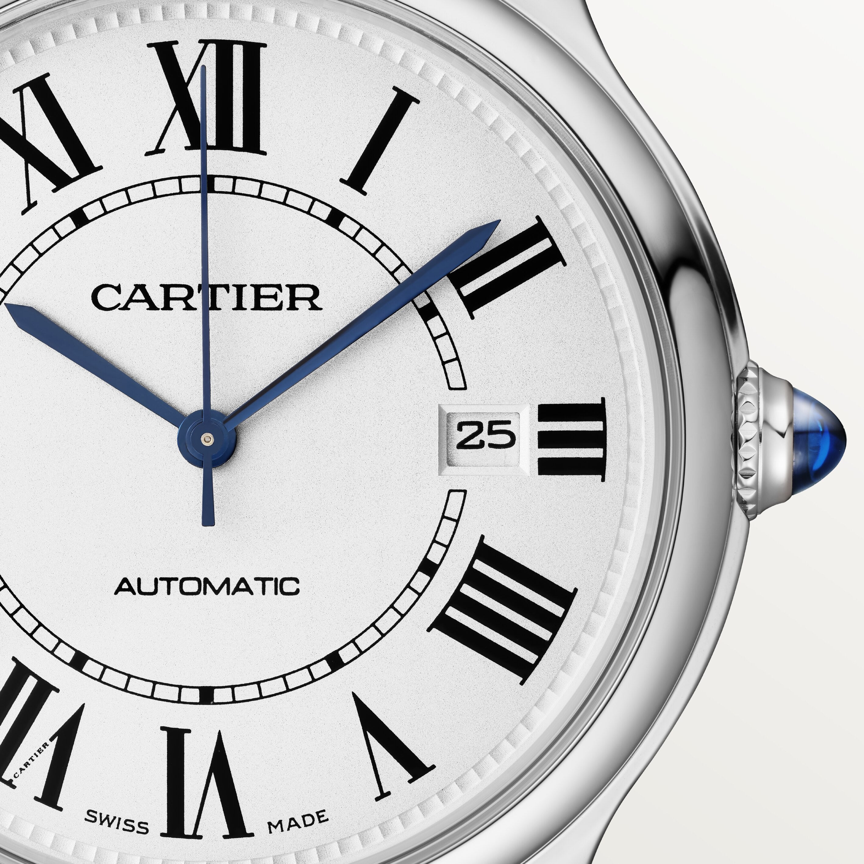 Watch in steel Ronde Must de Cartier Cartier