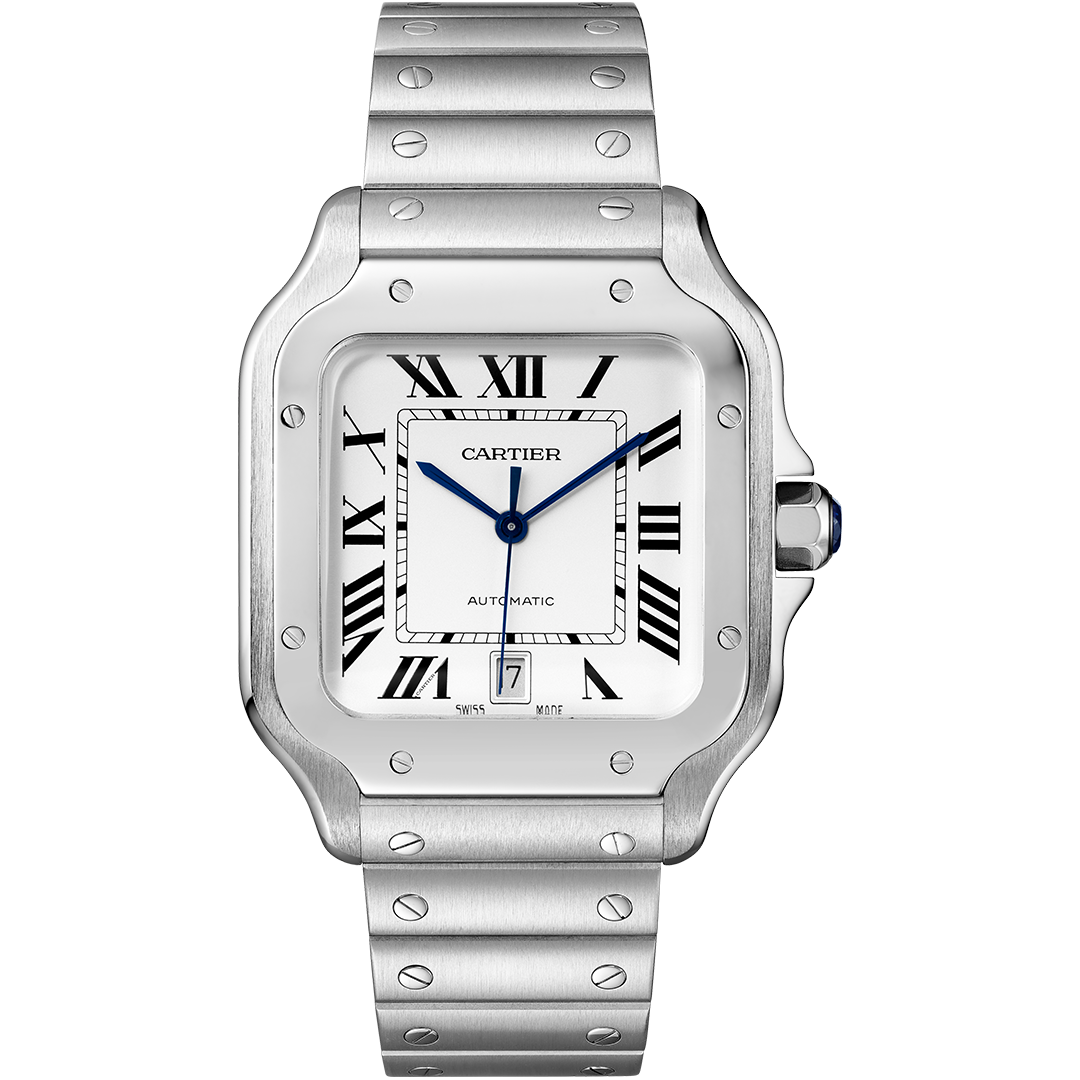 Watch in steel Santos de Cartier Cartier