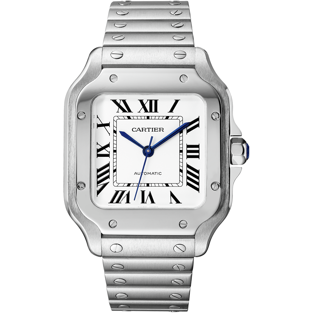 Watch in steel Santos de Cartier Cartier