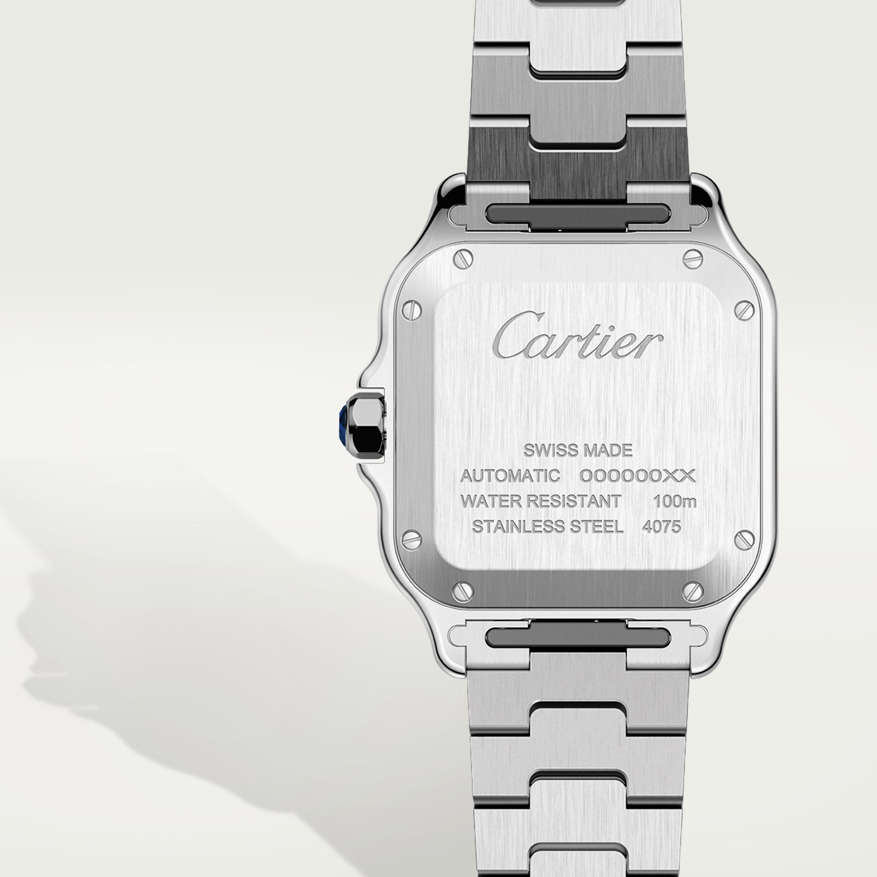 Watch in steel Santos de Cartier Cartier