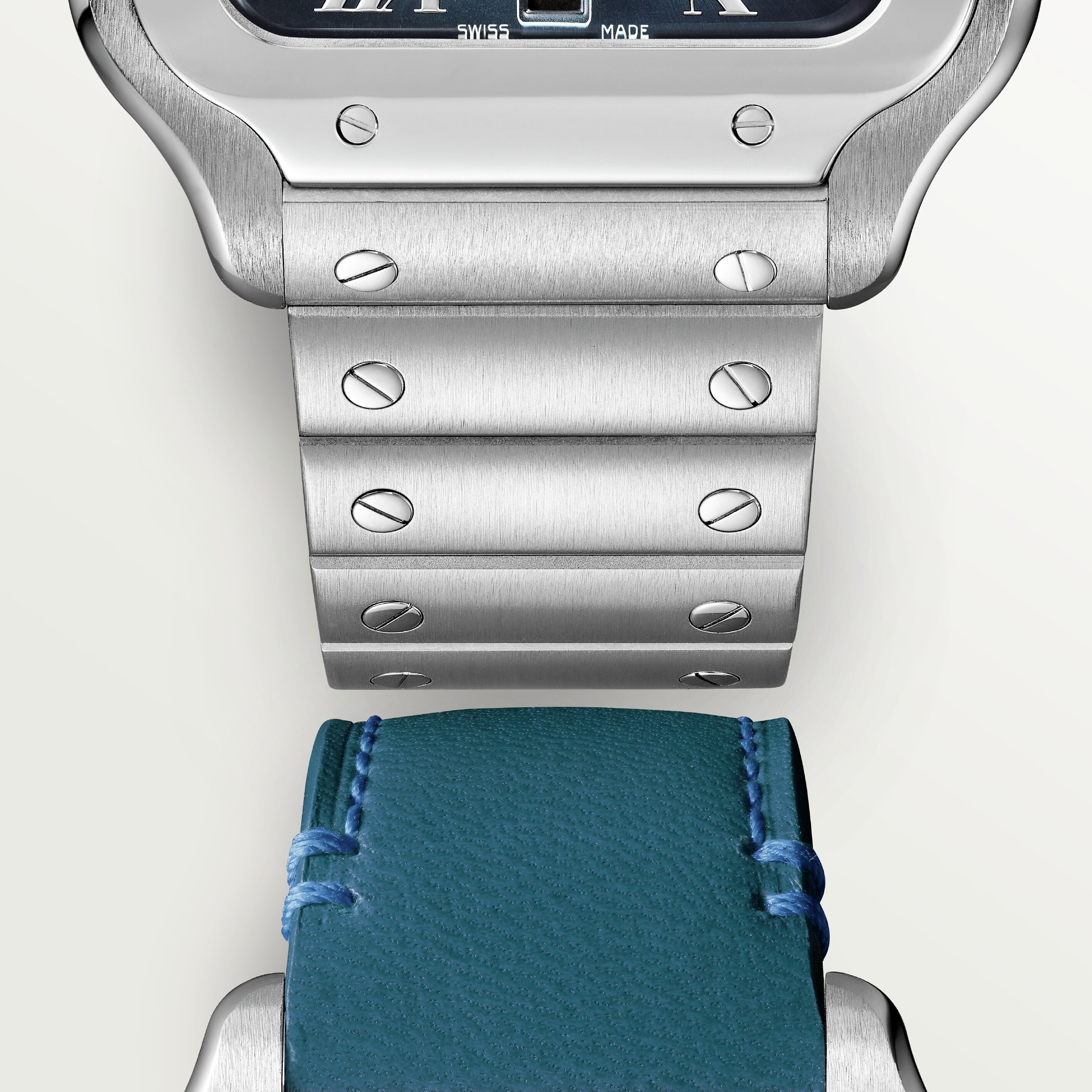 Watch in steel Santos de Cartier Cartier