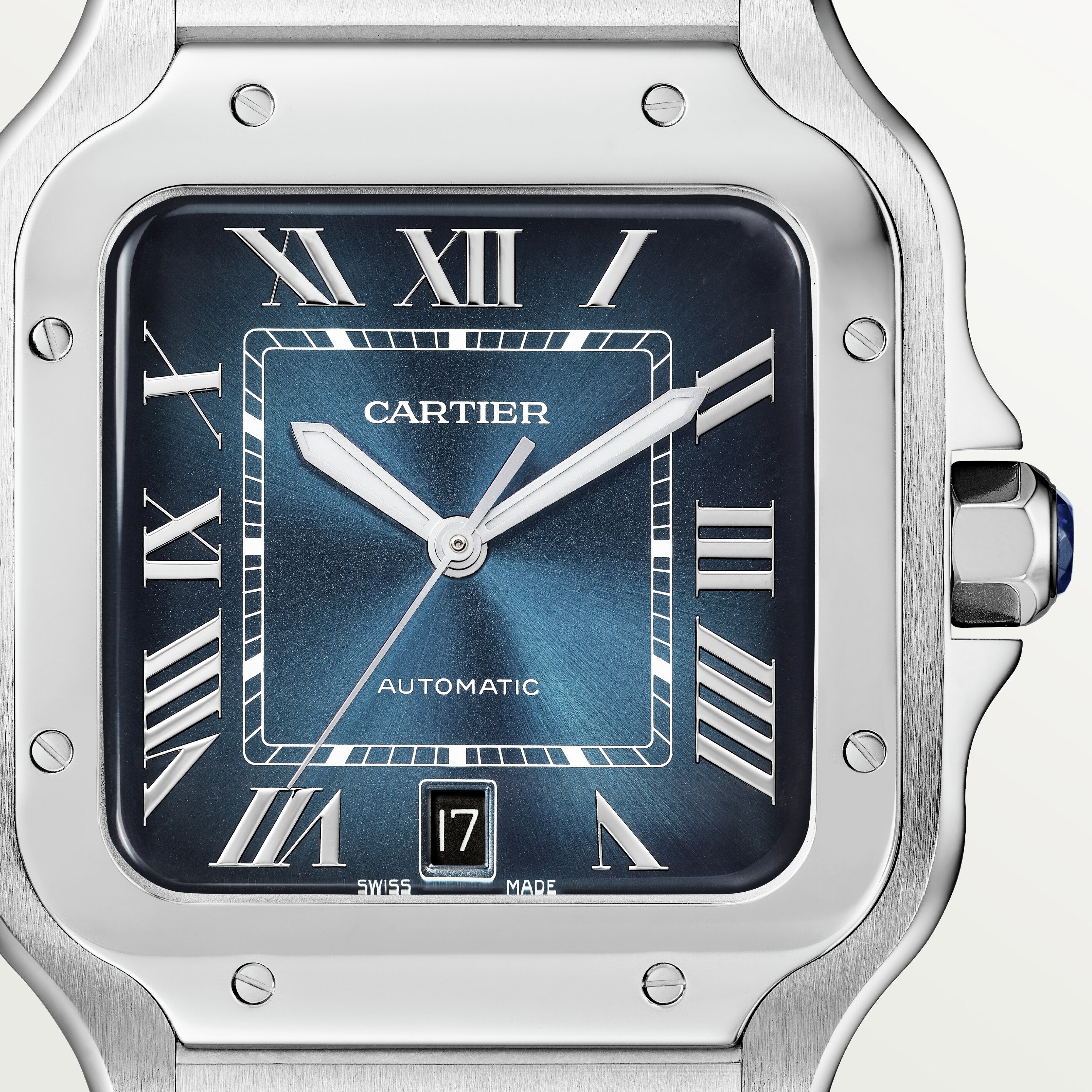 Watch in steel Santos de Cartier Cartier