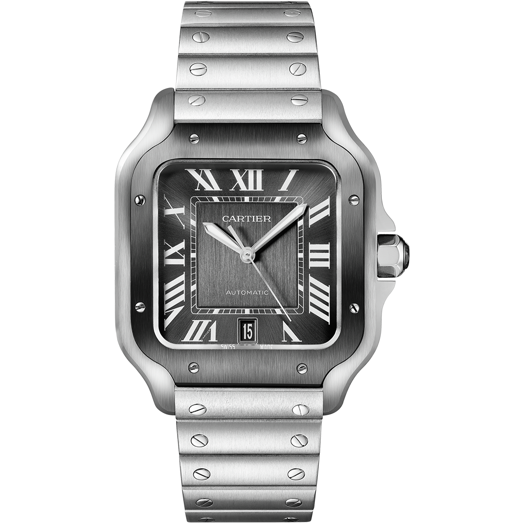 Watch in steel Santos de Cartier Cartier