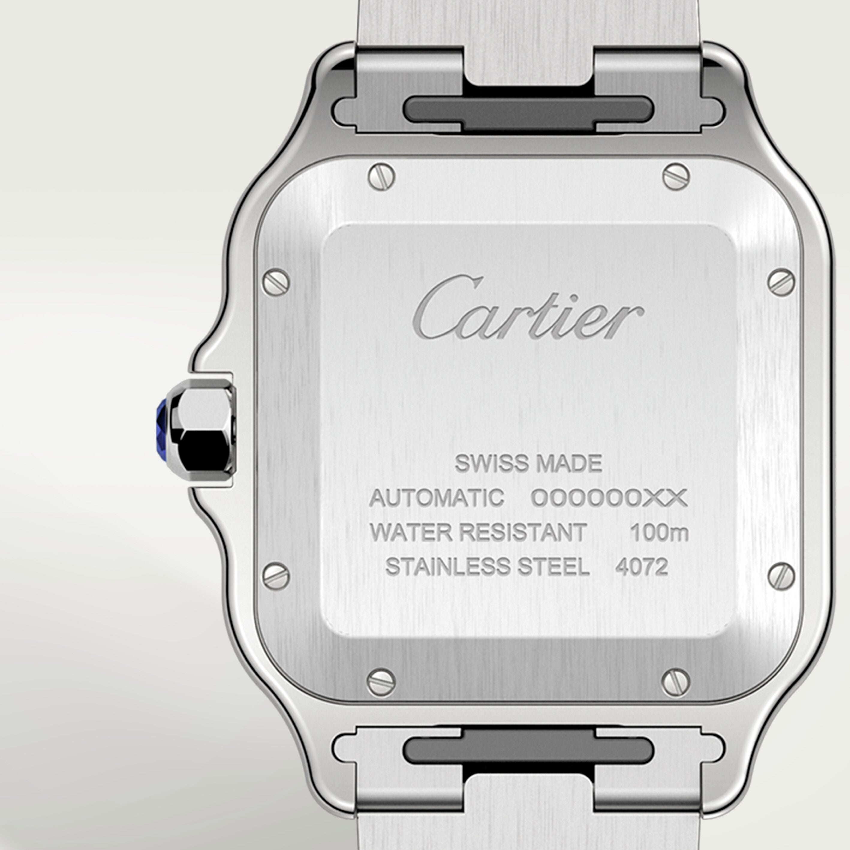 Orologio in acciaio Santos de Cartier Cartier
