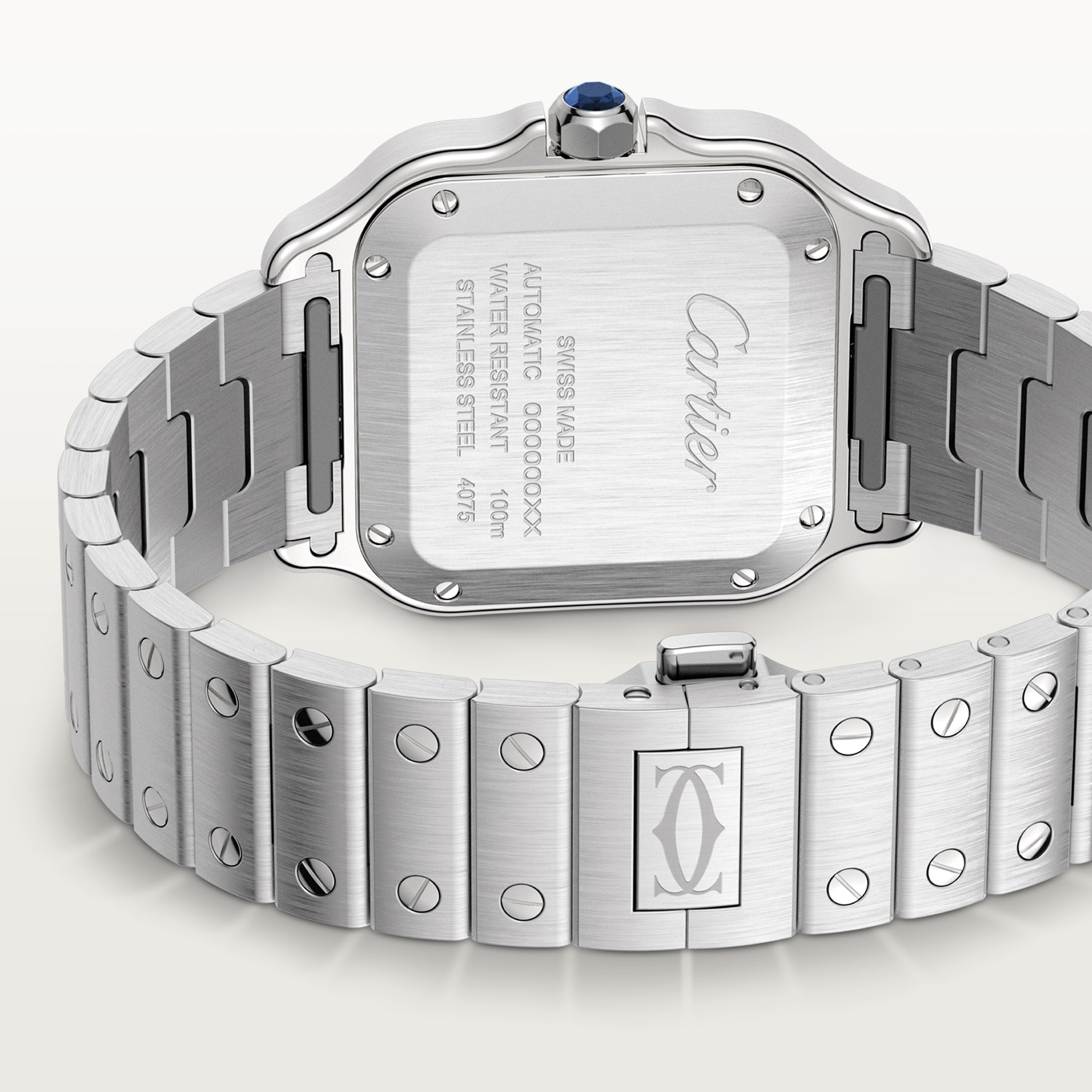 Orologio in acciaio Santos de Cartier Cartier