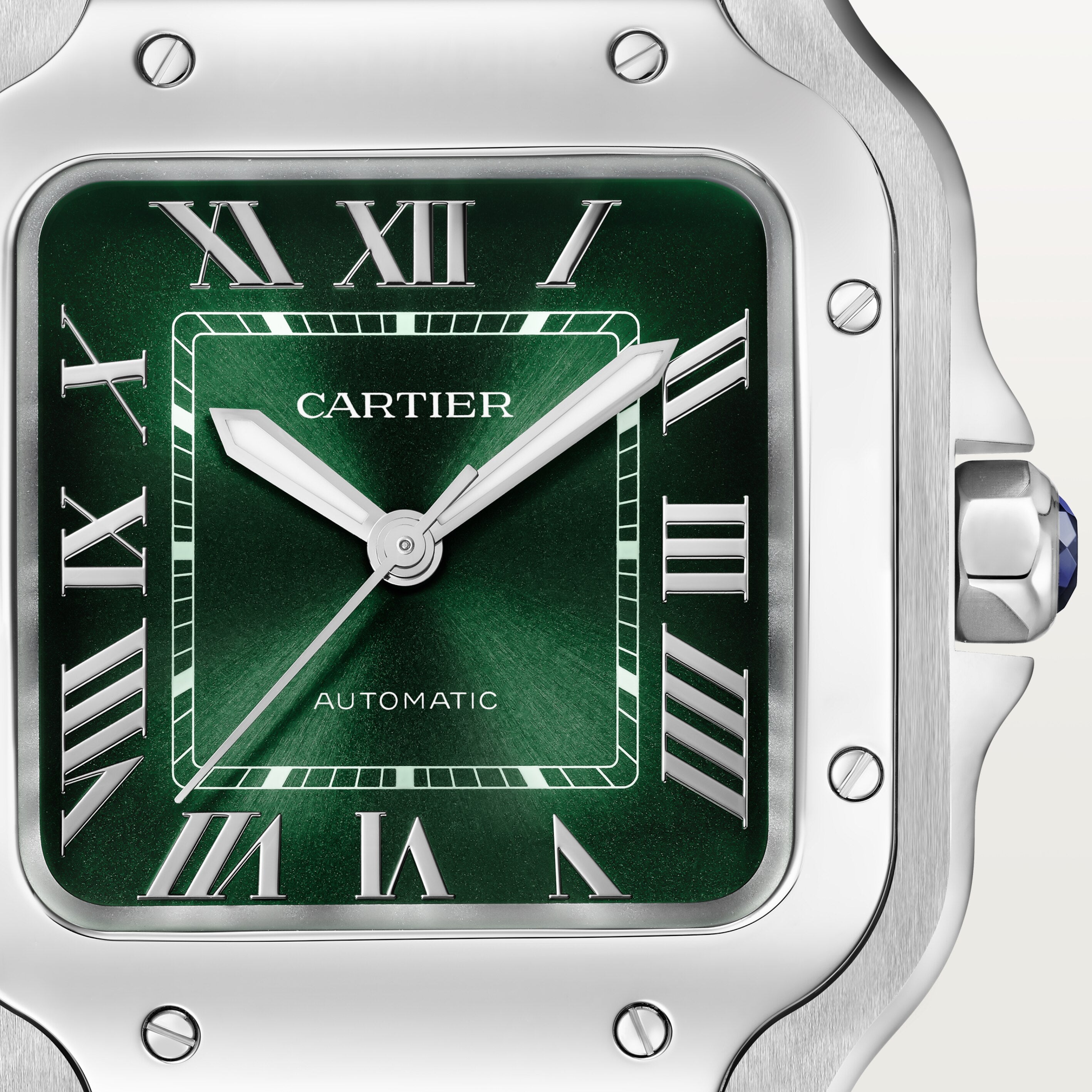 Watch in steel Santos de Cartier Cartier