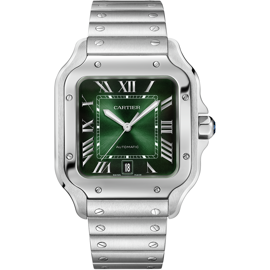 Watch in steel Santos de Cartier Cartier