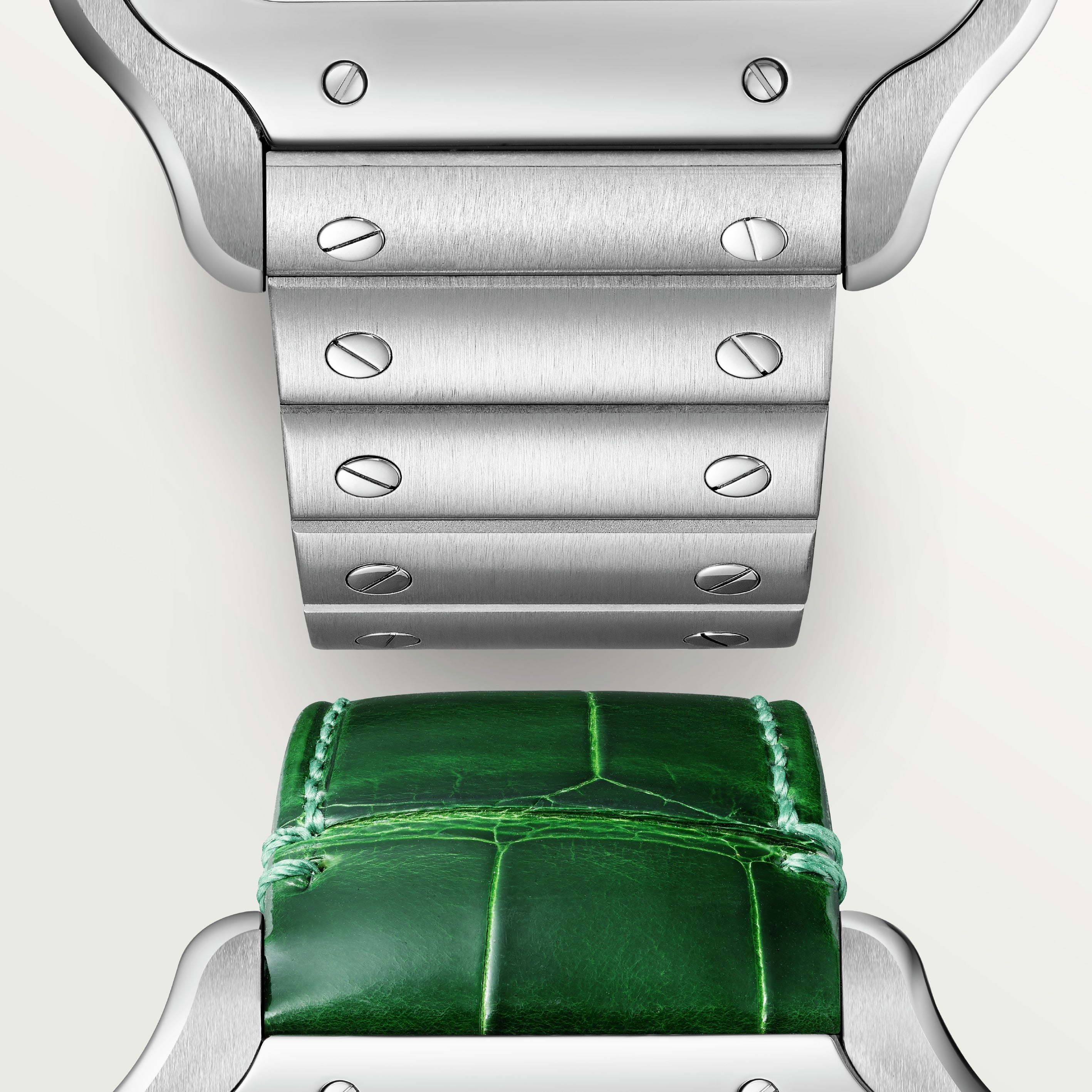 Watch in steel Santos de Cartier Cartier