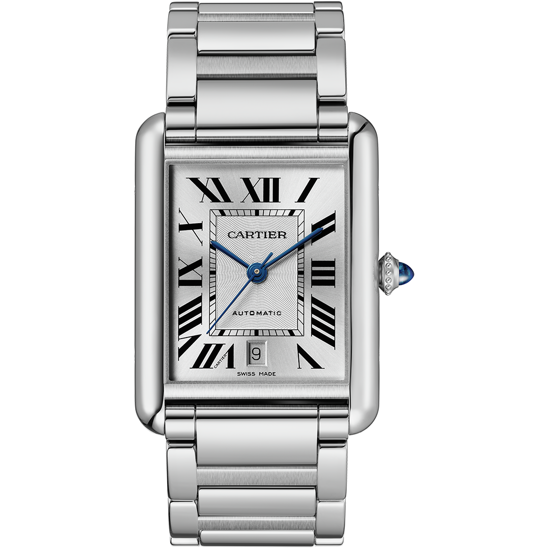 Watch in steel Tank Must Cartier