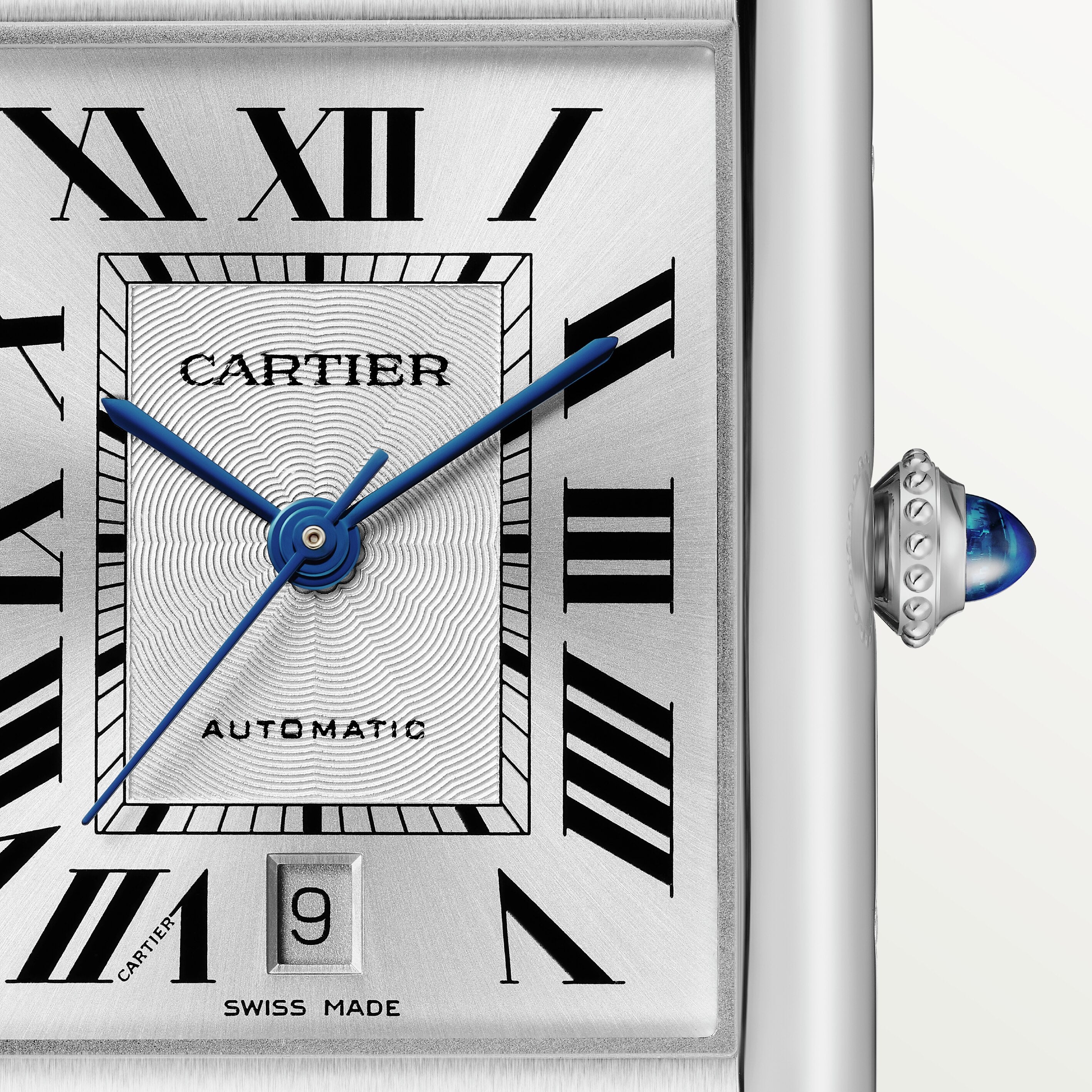 Watch in steel Tank Must Cartier