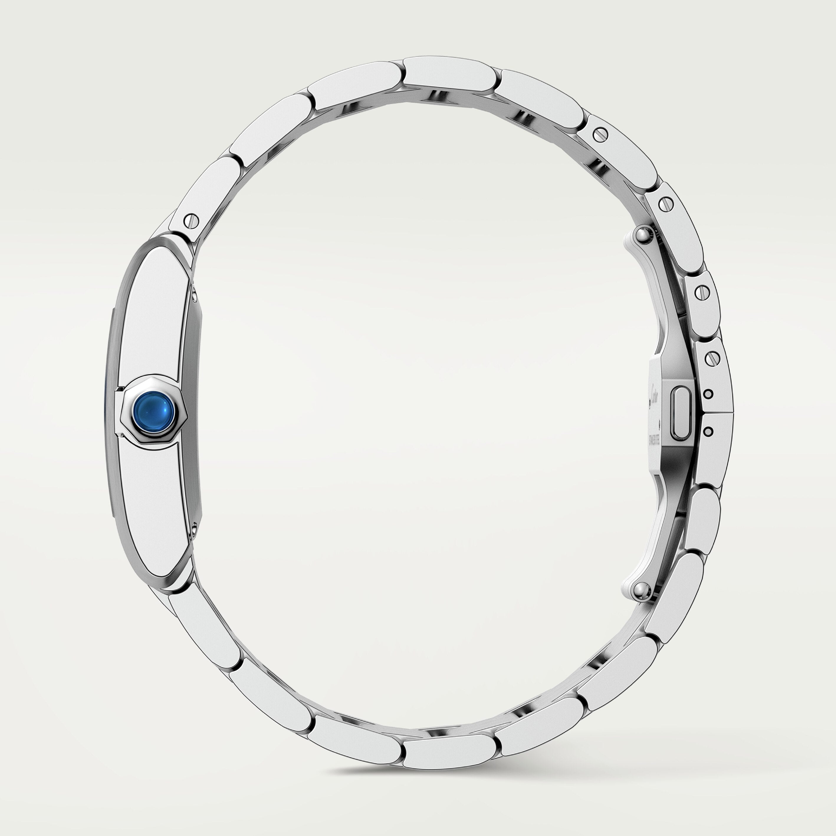 Watch in steel Tank Française Cartier