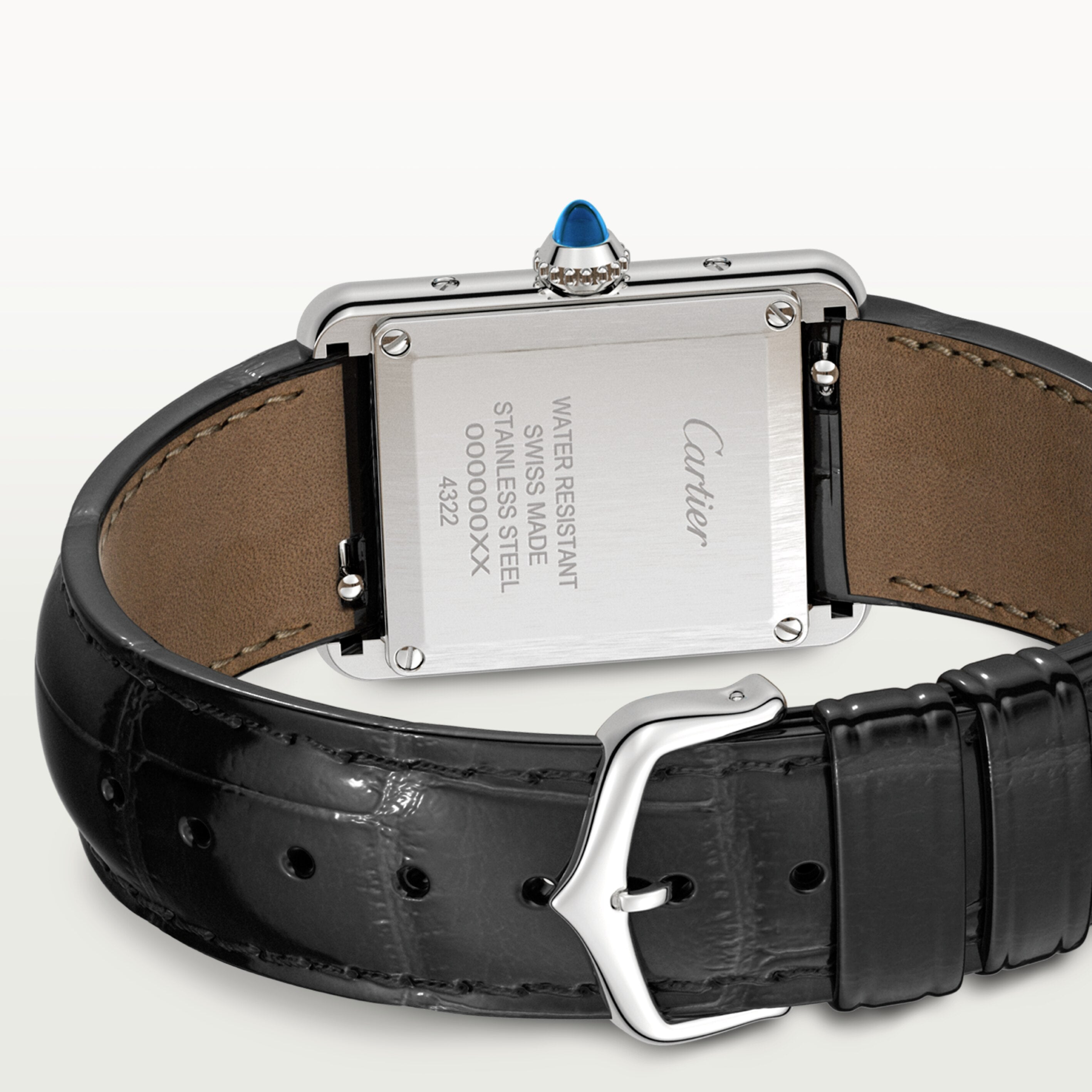 Watch in steel Tank Must Cartier