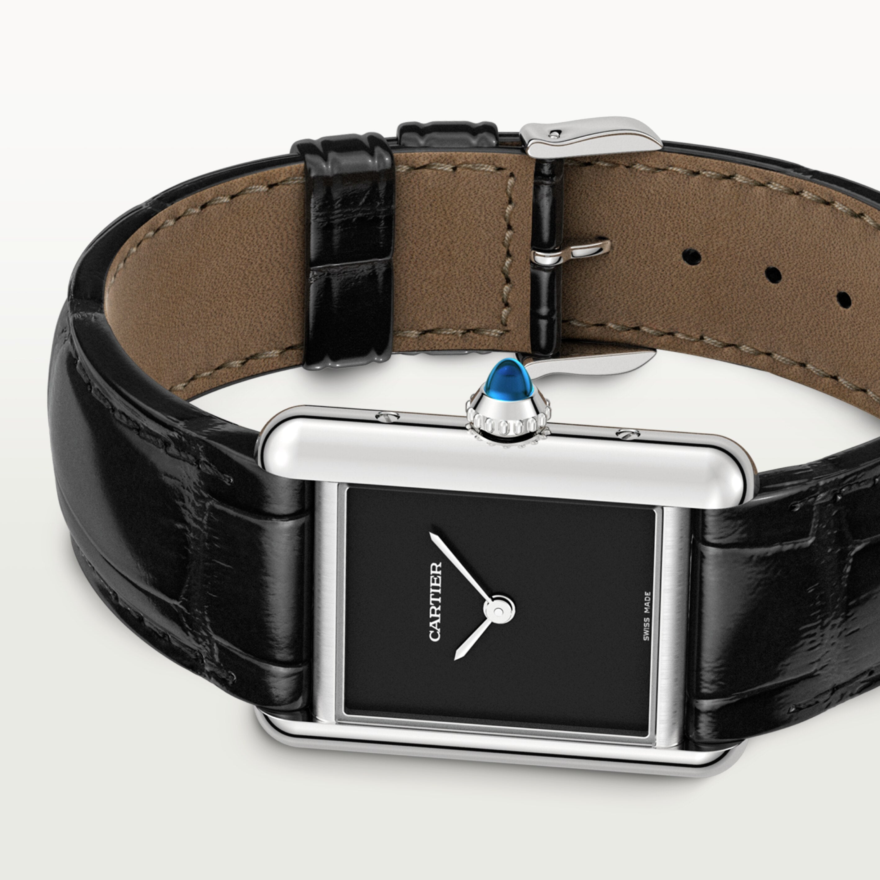 Watch in steel Tank Must Cartier