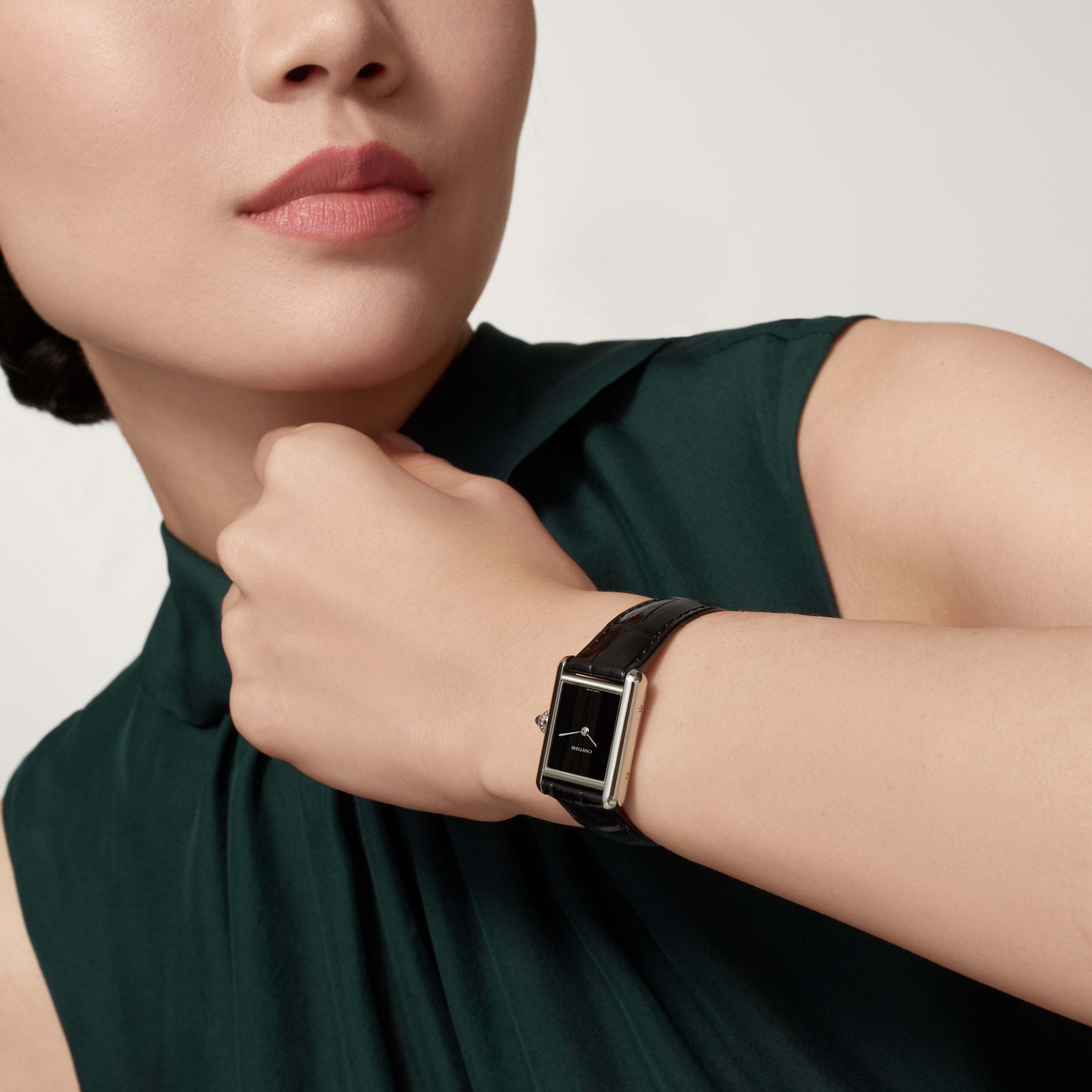 Watch in steel Tank Must Cartier