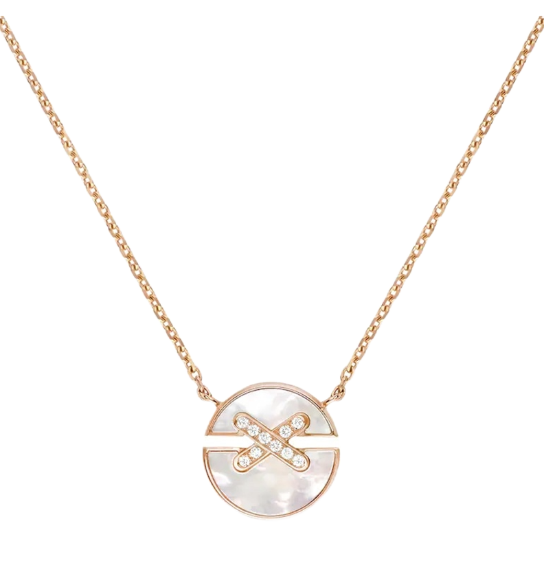 Gioiello in rose gold Jeux de Liens Harmony necklace - small model Chaumet