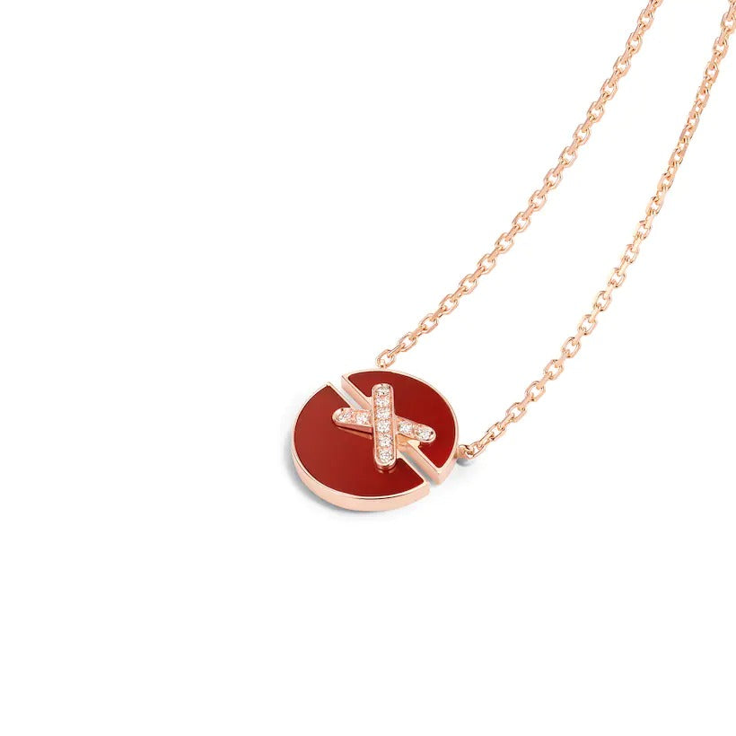 Gioiello in rose gold Jeux de Liens Harmony necklace - small model Chaumet