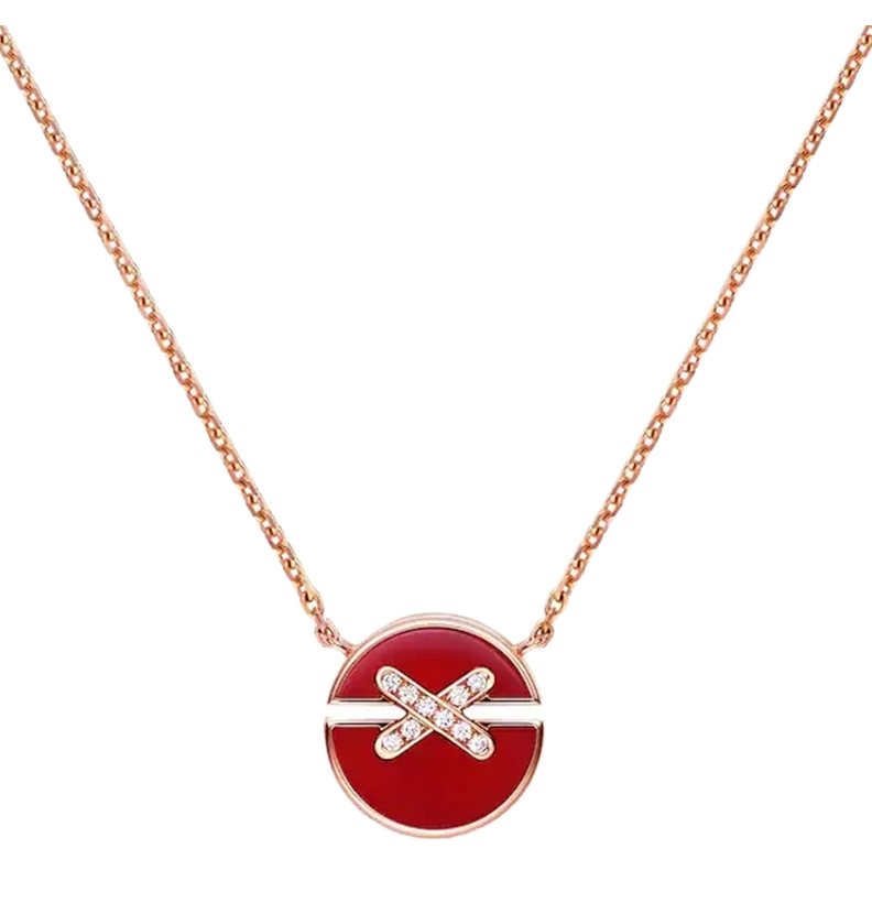 Gioiello in rose gold Jeux de Liens Harmony necklace - small model Chaumet