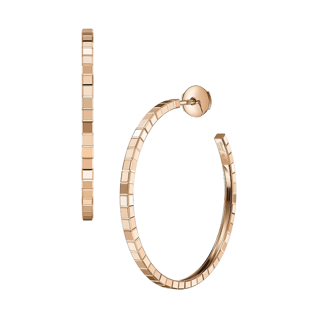 Gioiello in oro rosa Orecchini Ice Cube Chopard