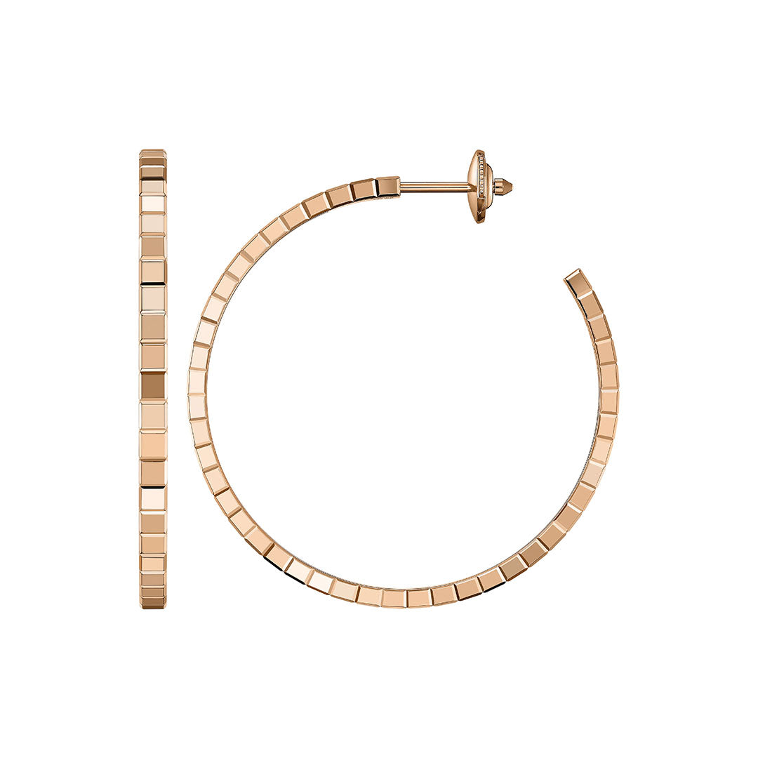 Gioiello in oro rosa Orecchini Ice Cube Chopard