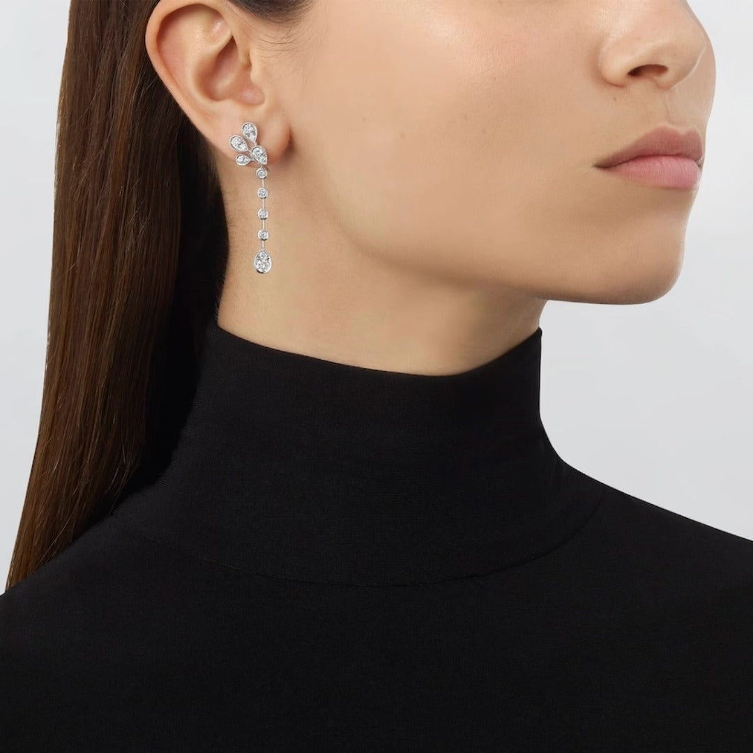 Earrings in oro bianco Josephine Aigrette Earrings Chaumet