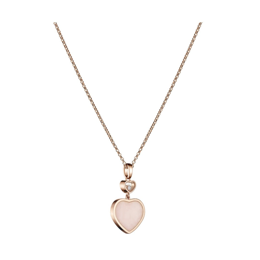 Gioiello in oro rosa Collana Happy Hearts Chopard