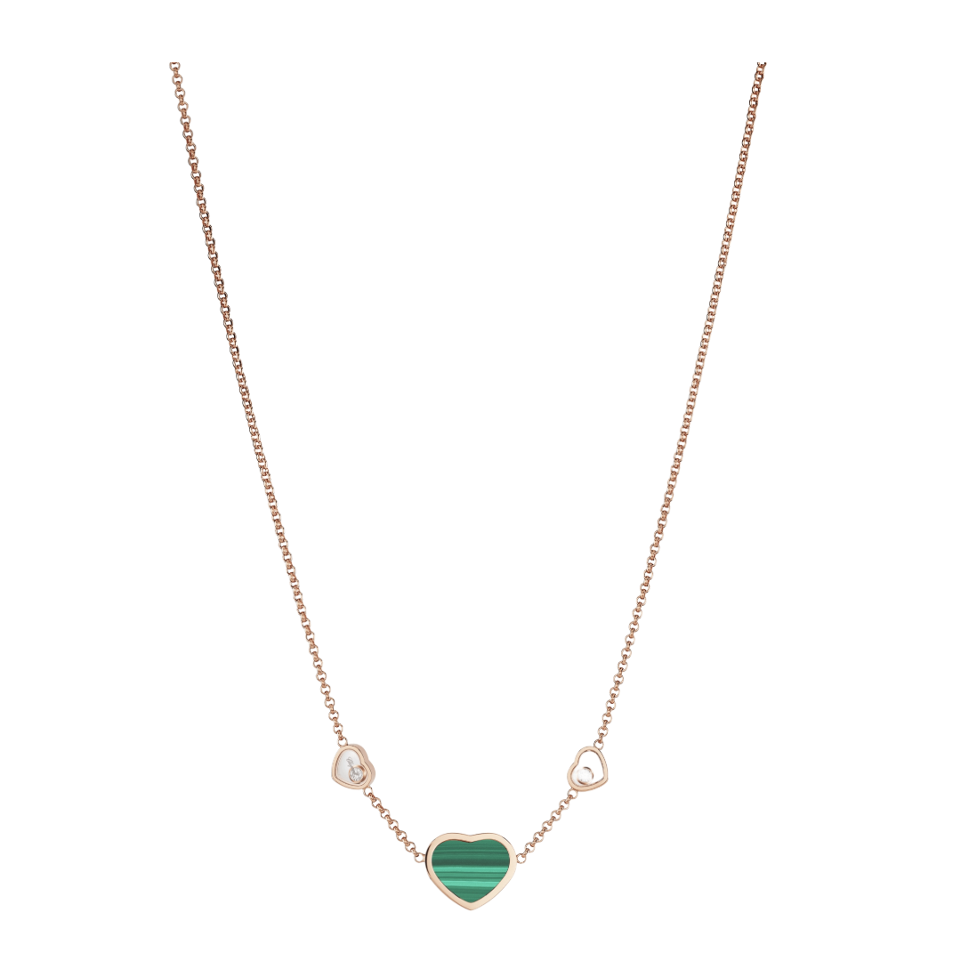 Gioiello in rose gold  My Happy Hearts necklace Chanel