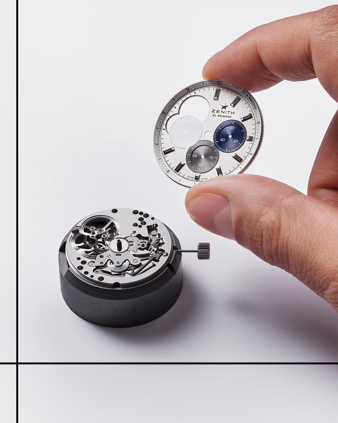 Watch in steel Chronomaster Open Zenith