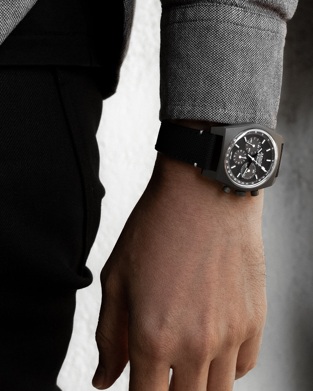 Orologio in titanio Chronomaster Revival Shadow Zenith