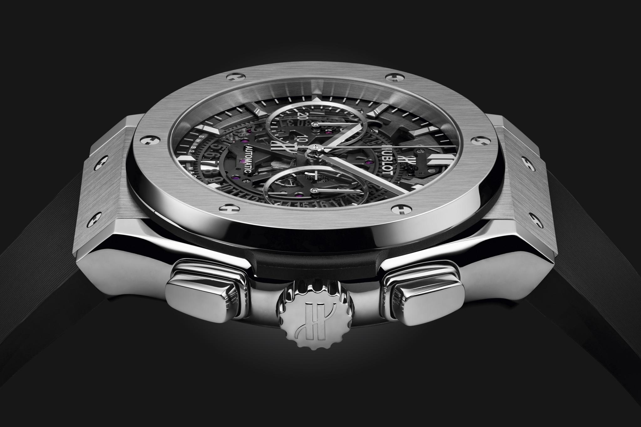 Watch in titanium Classic Fusion Aerofusion Titanium Hublot